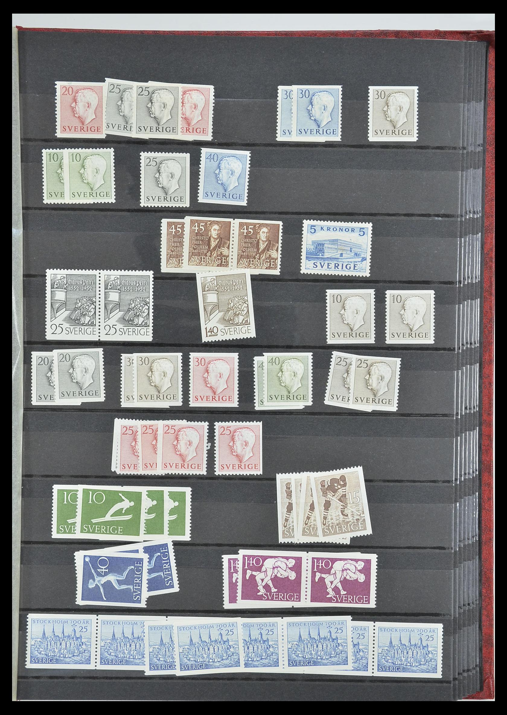 33568 024 - Postzegelverzameling 33568 Scandinavië 1855-1976.