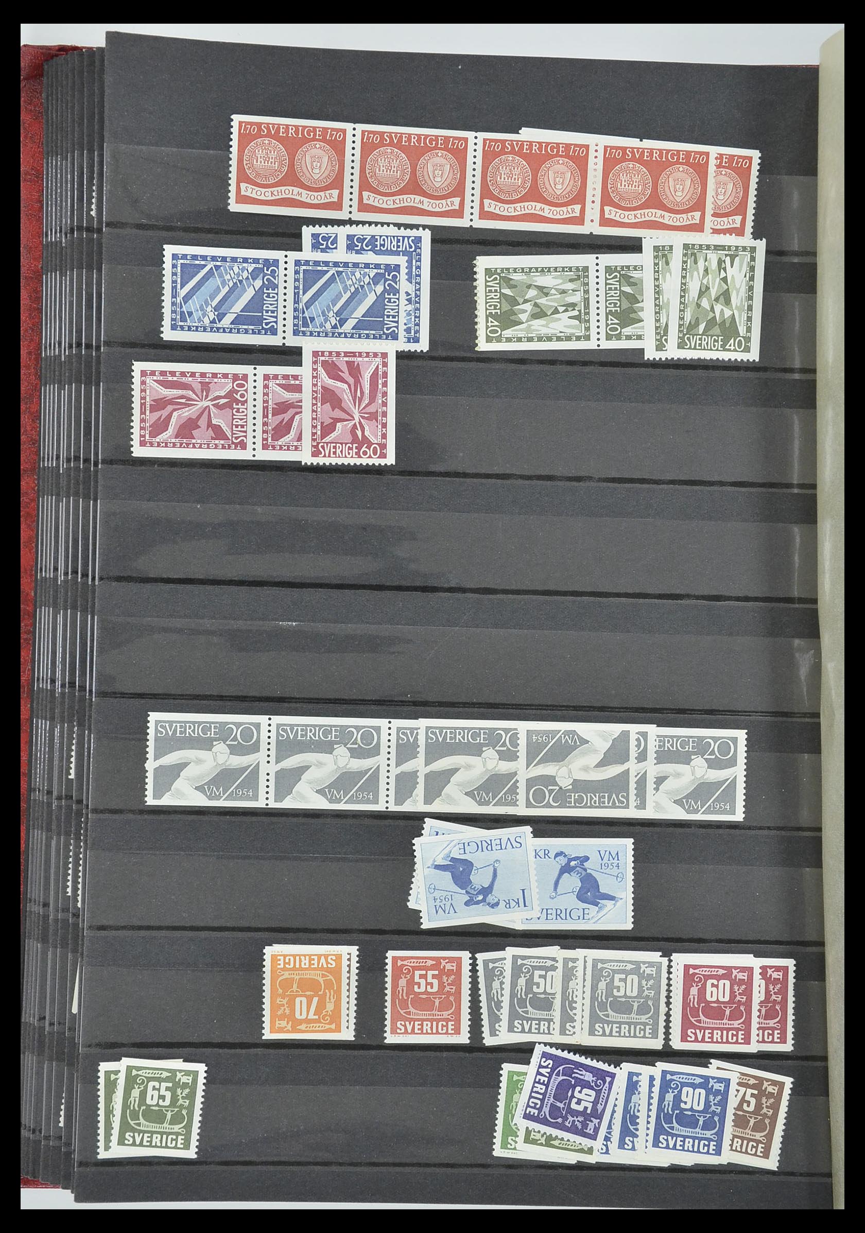 33568 026 - Postzegelverzameling 33568 Scandinavië 1855-1976.