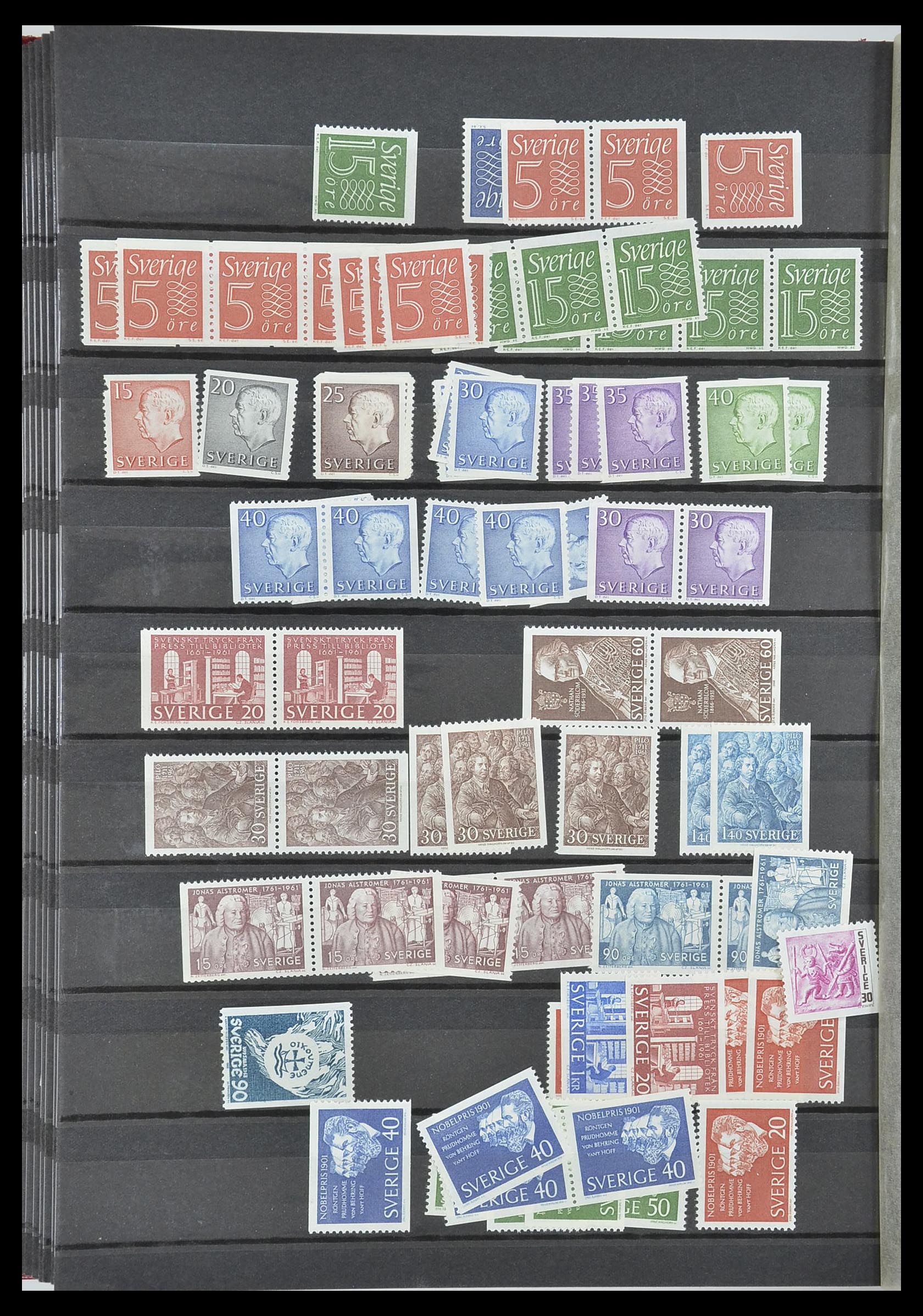 33568 030 - Stamp collection 33568 Scandinavia 1855-1976.