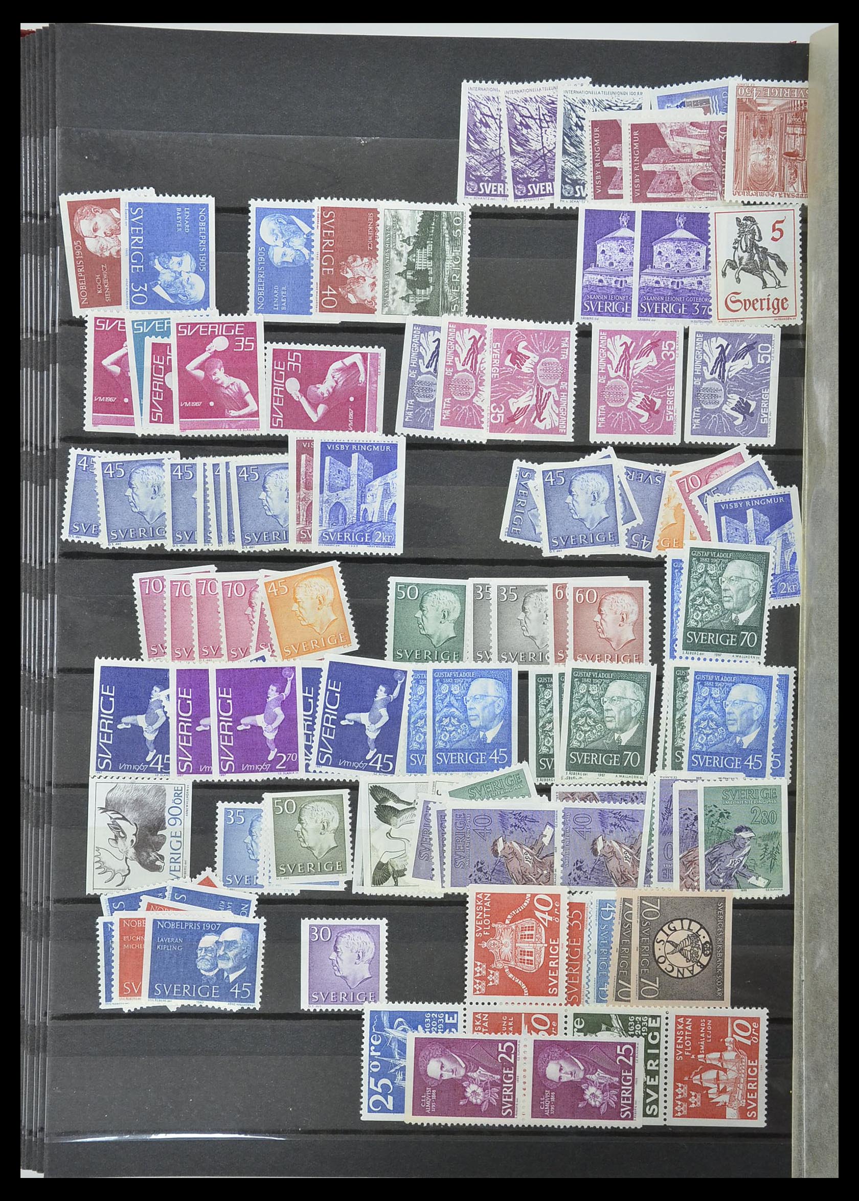 33568 031 - Postzegelverzameling 33568 Scandinavië 1855-1976.