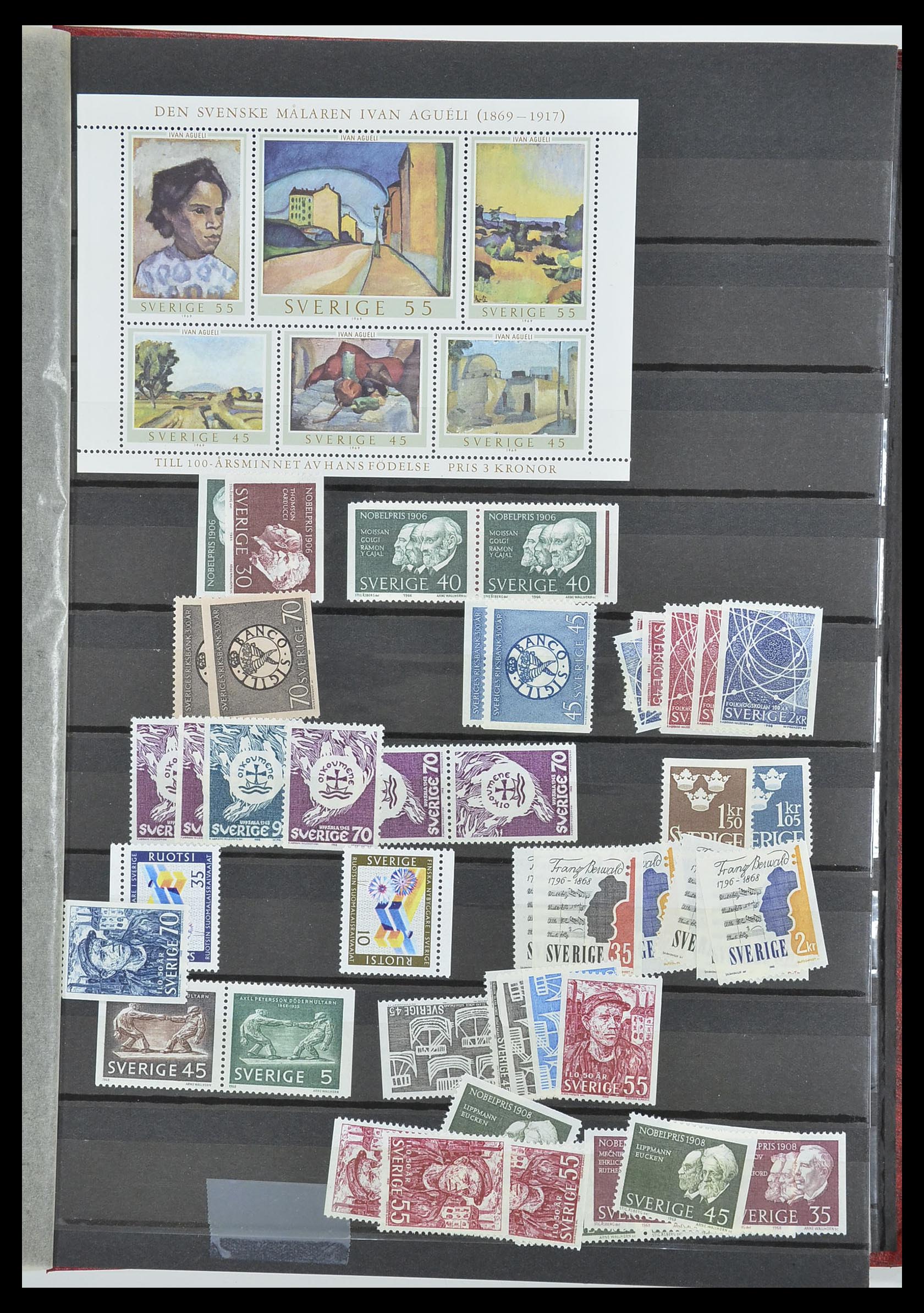 33568 032 - Stamp collection 33568 Scandinavia 1855-1976.