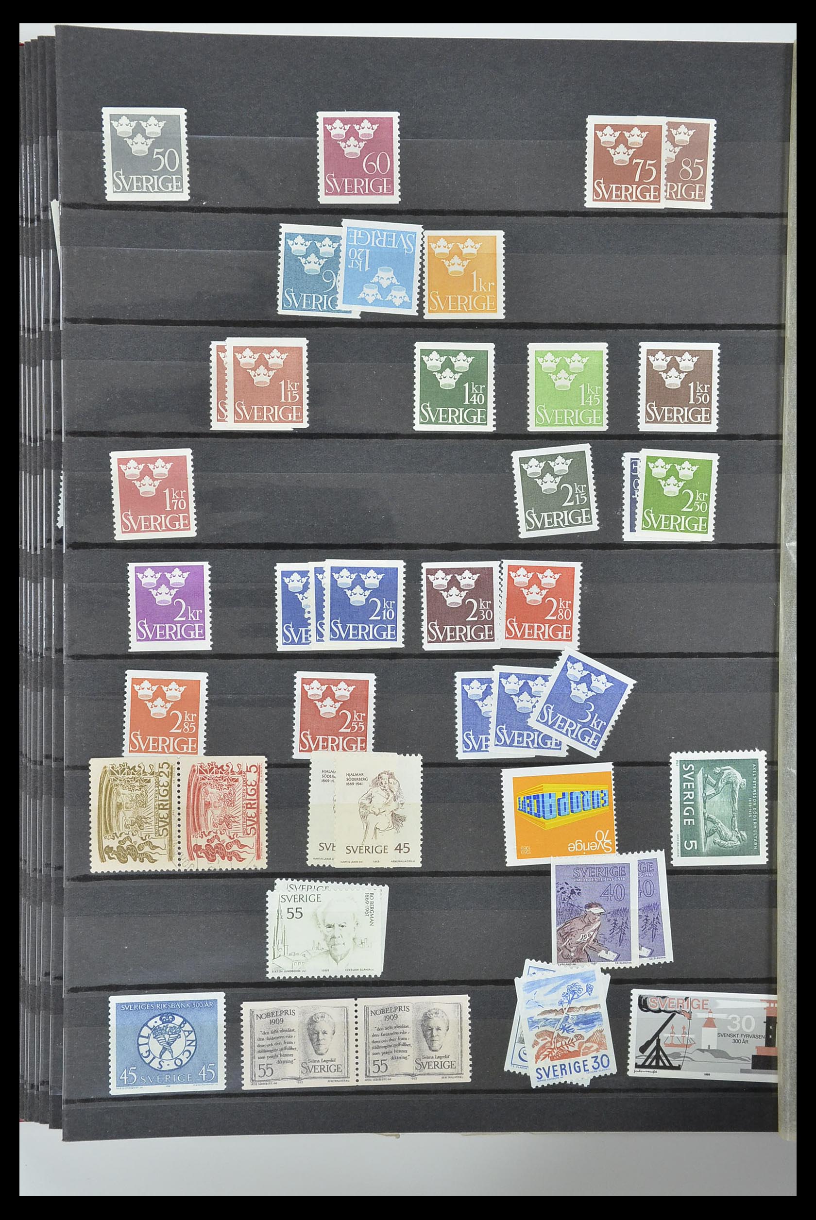 33568 033 - Postzegelverzameling 33568 Scandinavië 1855-1976.