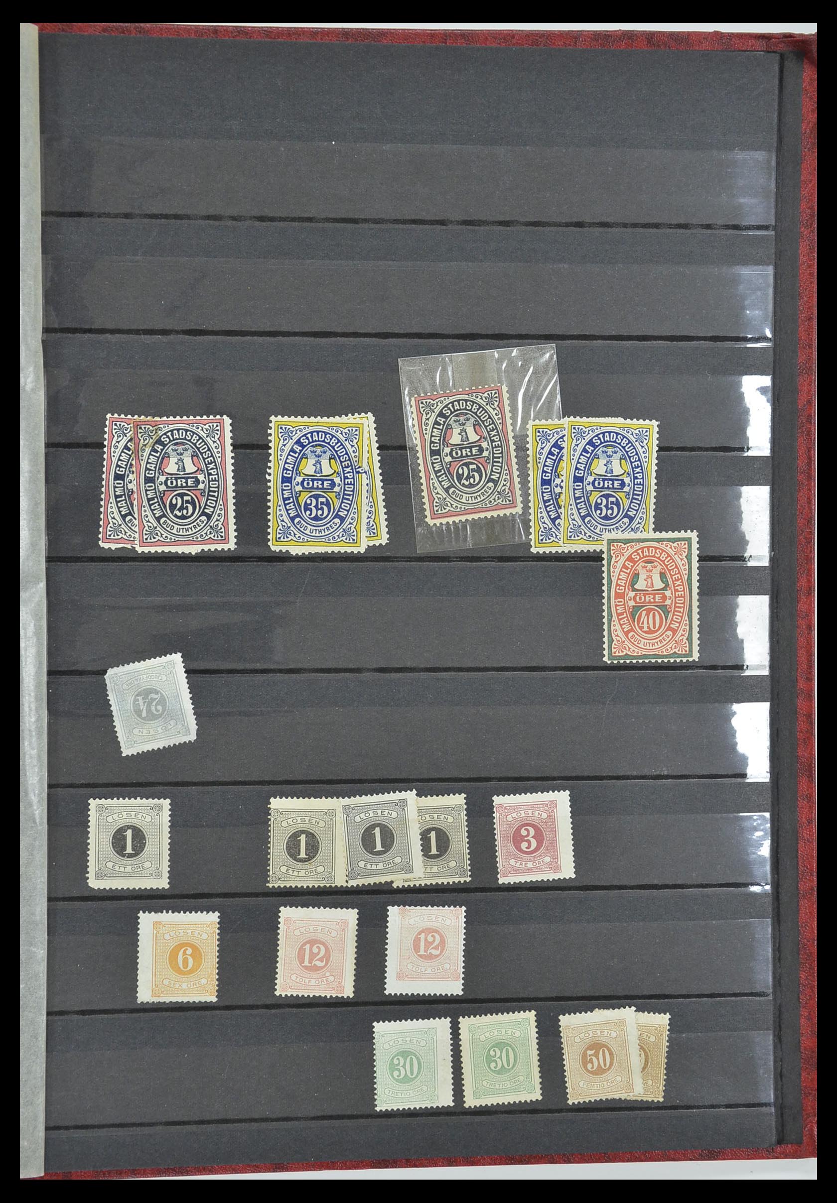 33568 034 - Postzegelverzameling 33568 Scandinavië 1855-1976.