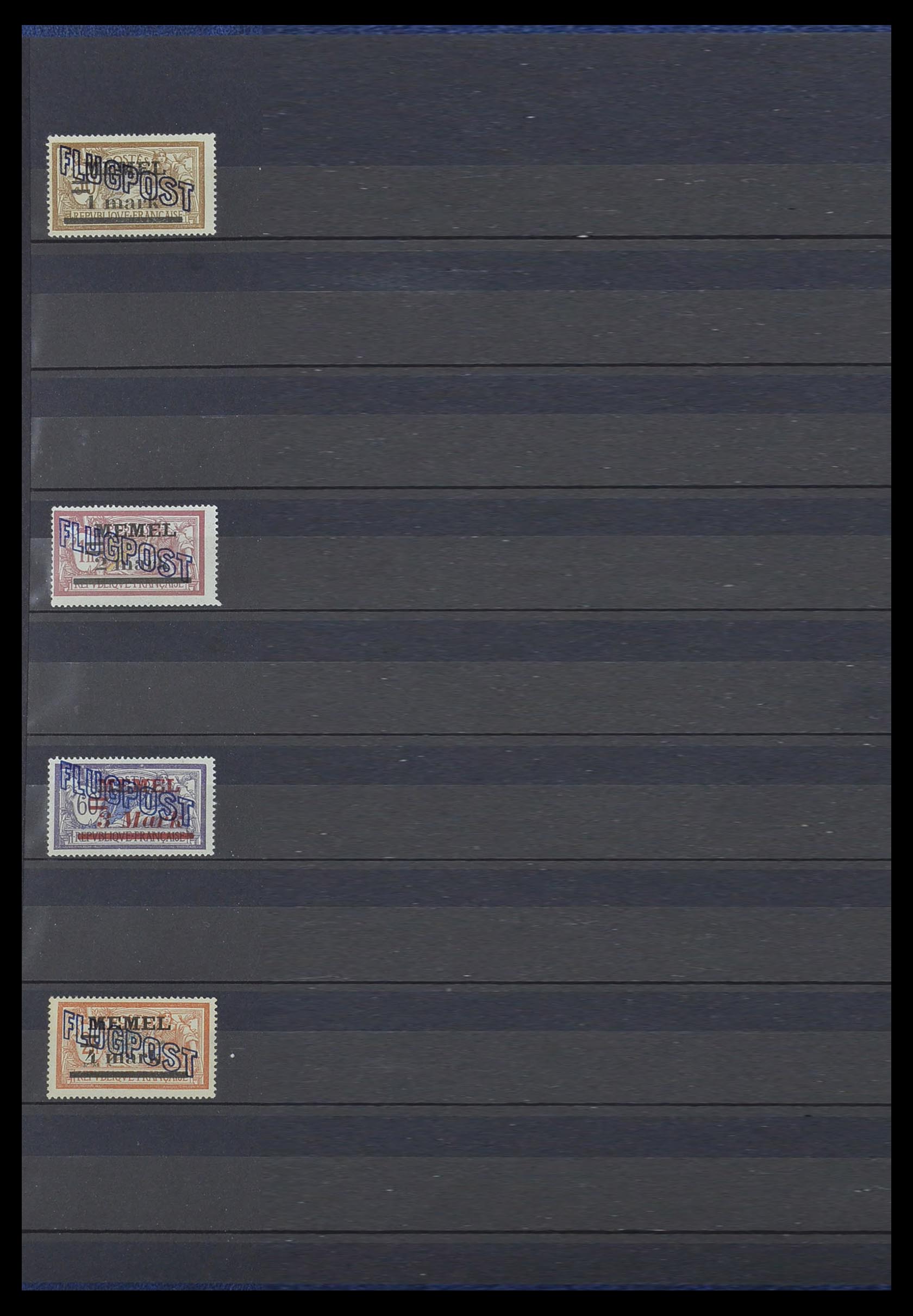33570 008 - Postzegelverzameling 33570 Memel 1920-1923.