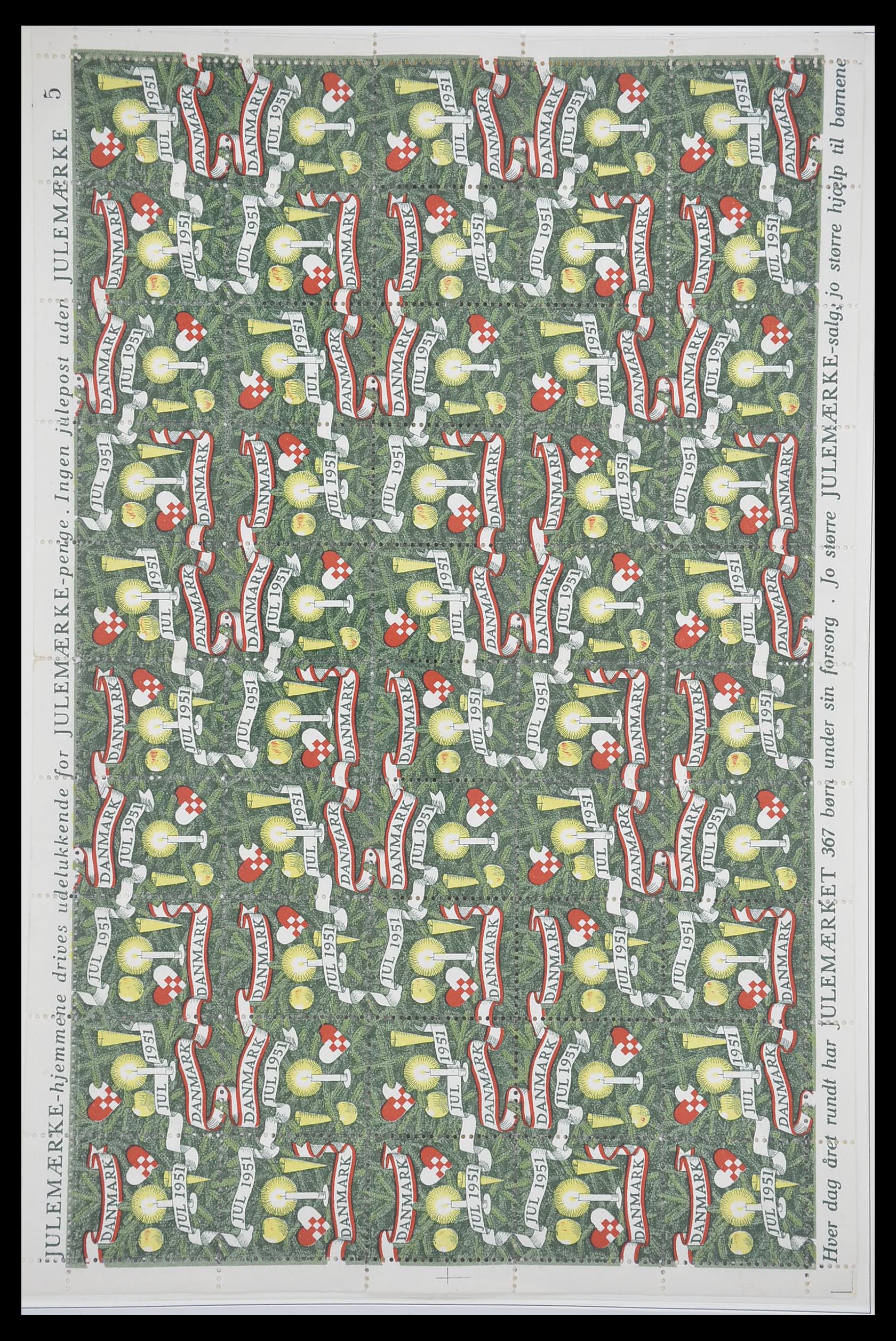 33575 008 - Postzegelverzameling 33575 Denemarken kerstzegels 1904-2018!