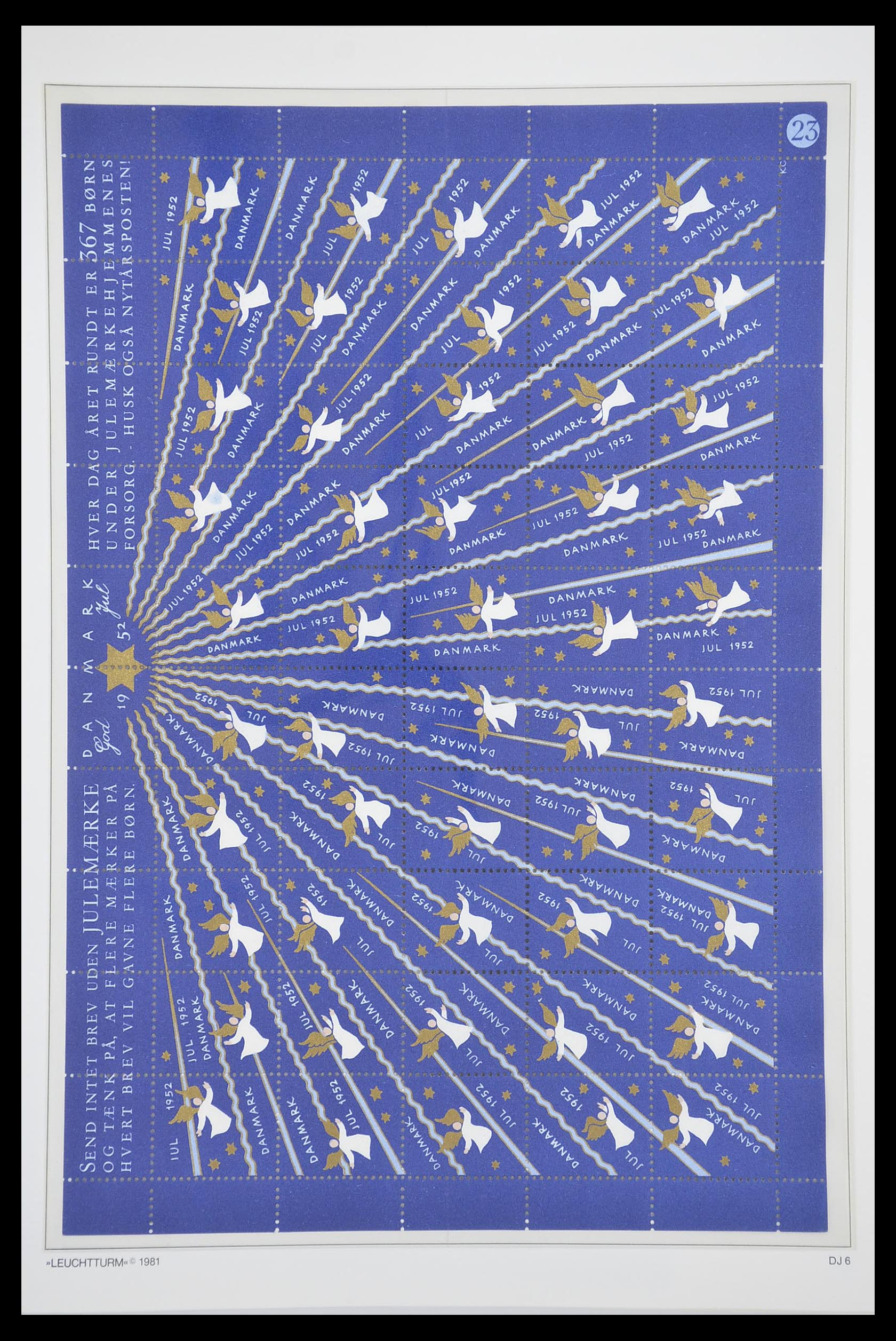 33575 009 - Postzegelverzameling 33575 Denemarken kerstzegels 1904-2018!