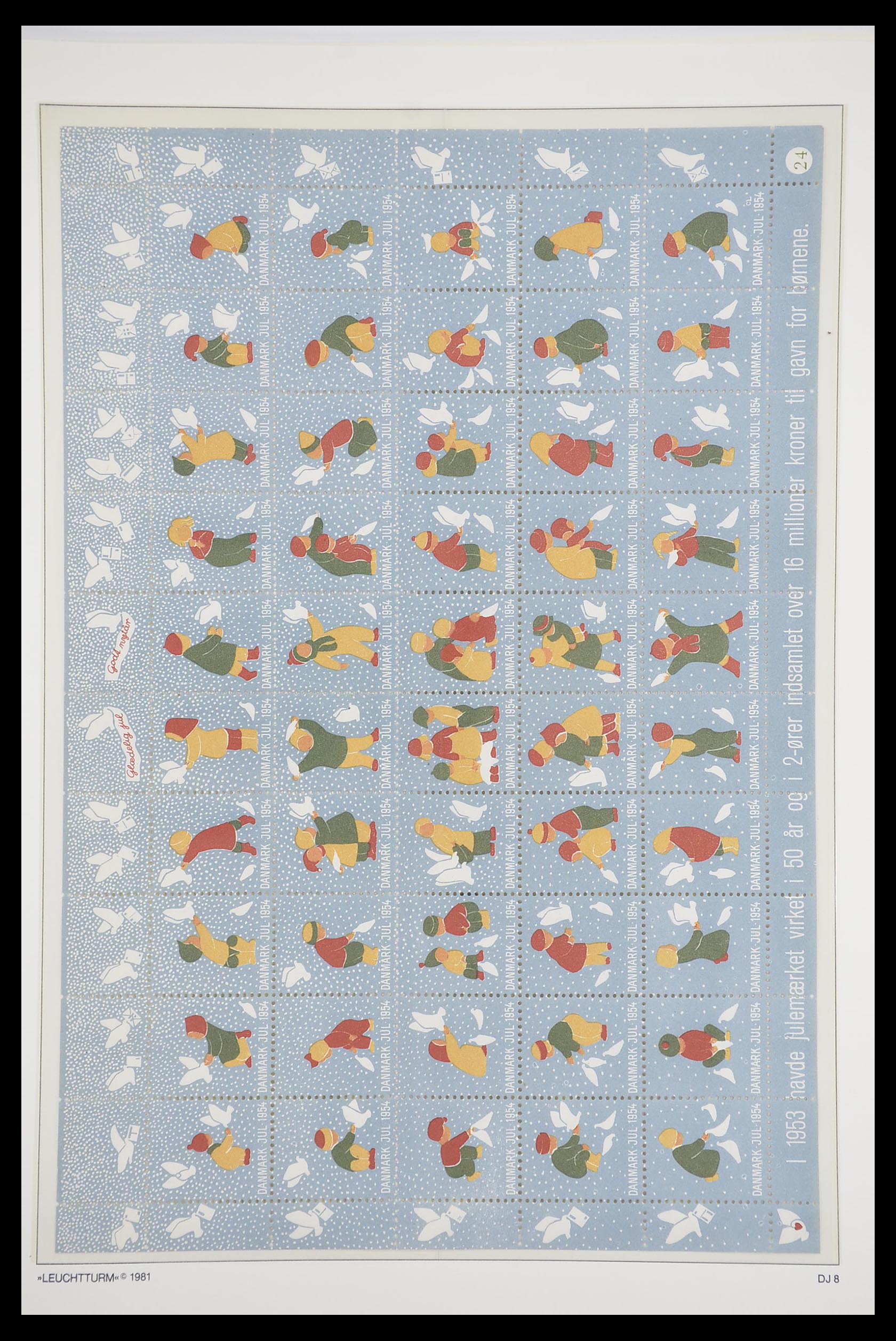 33575 012 - Postzegelverzameling 33575 Denemarken kerstzegels 1904-2018!