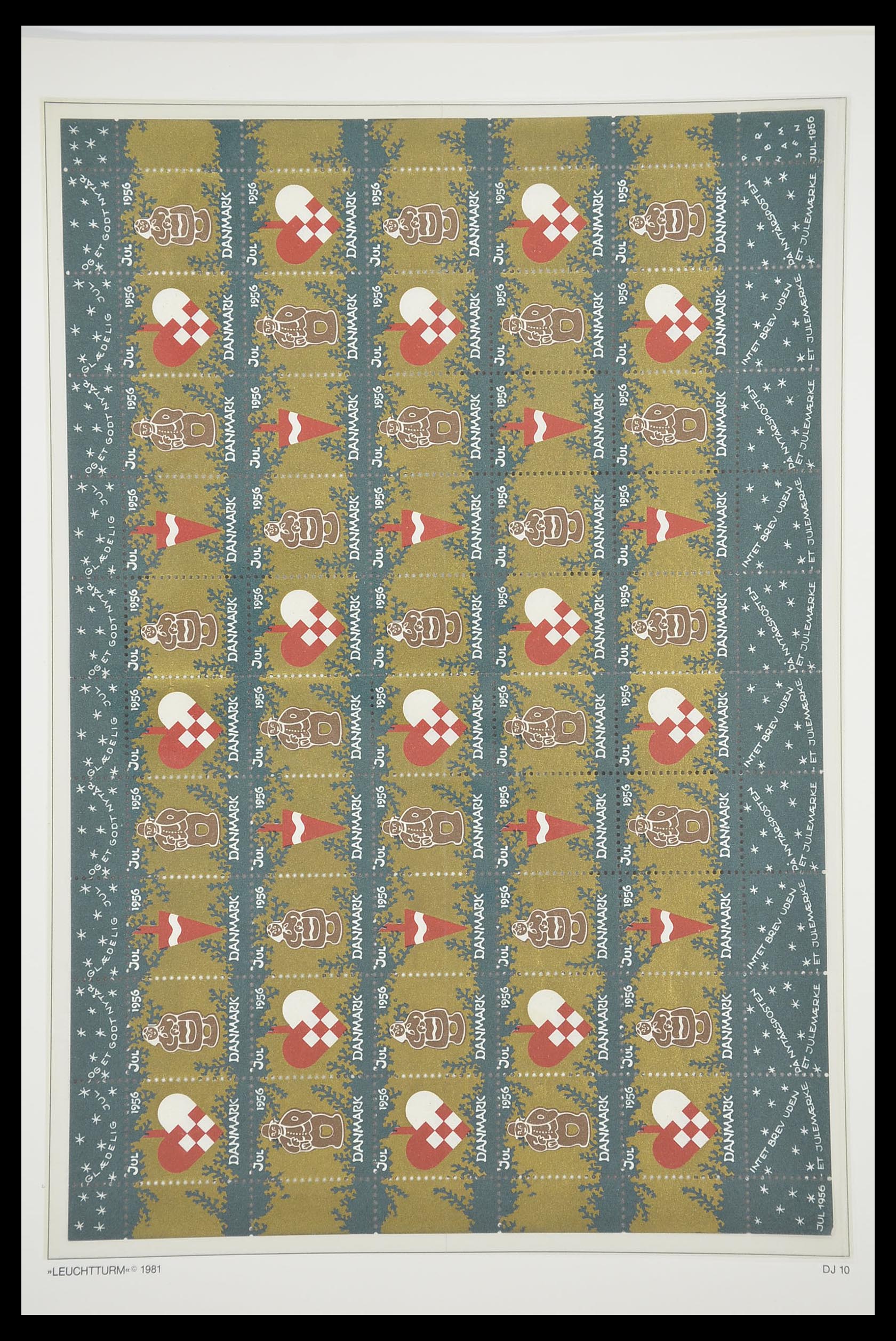 33575 014 - Postzegelverzameling 33575 Denemarken kerstzegels 1904-2018!