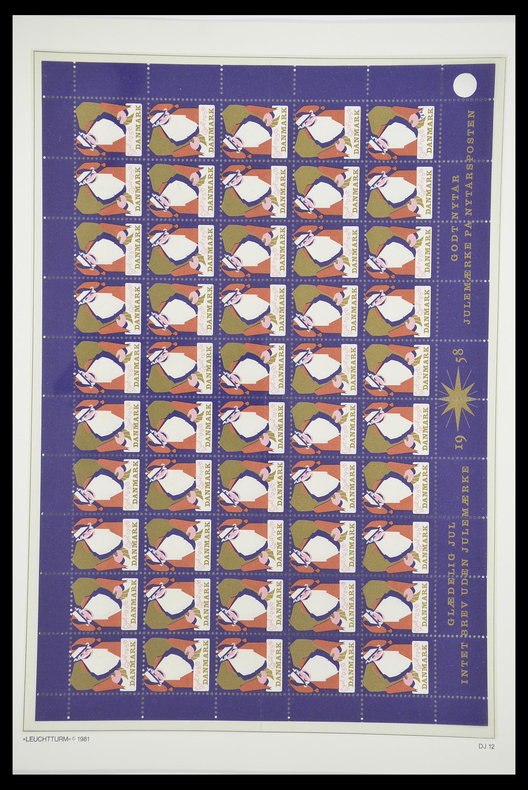 33575 016 - Postzegelverzameling 33575 Denemarken kerstzegels 1904-2018!