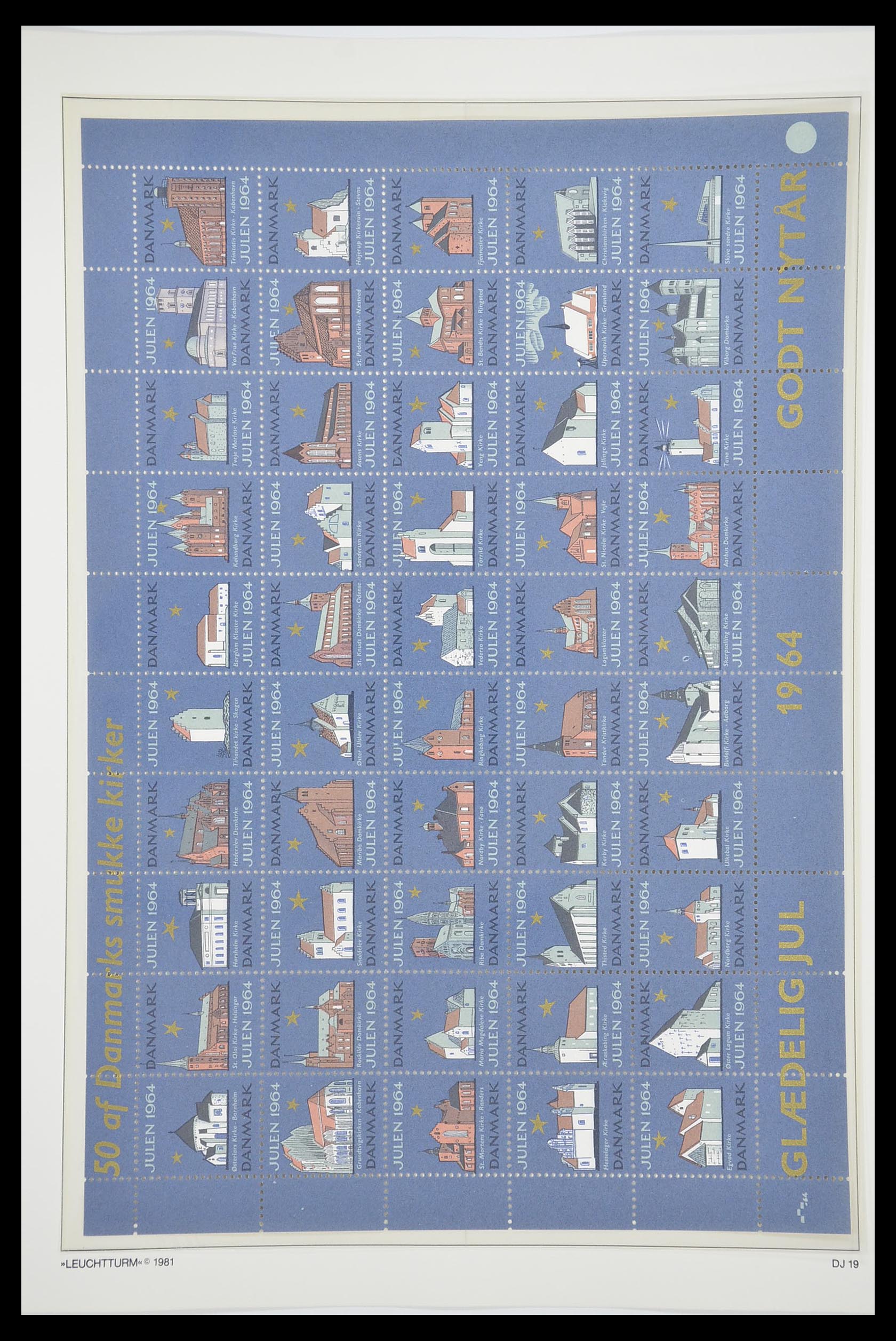 33575 023 - Stamp collection 33575 Denmark christmas seals 1904-2018!