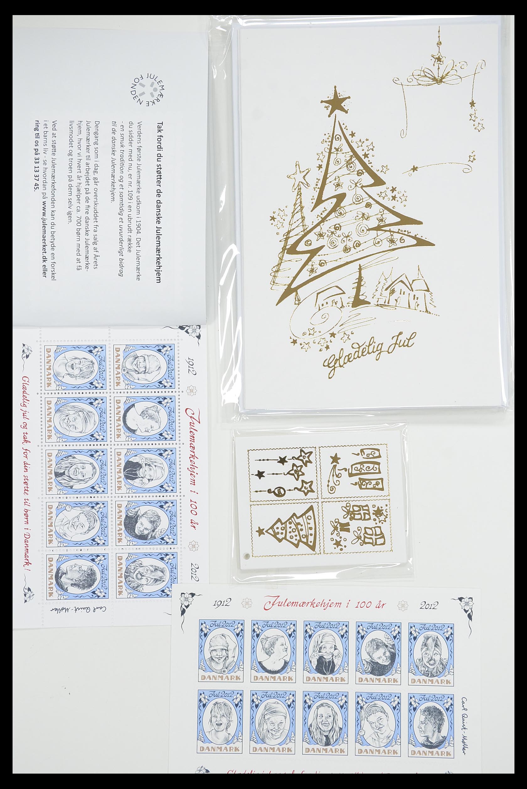 33575 441 - Stamp collection 33575 Denmark christmas seals 1904-2018!