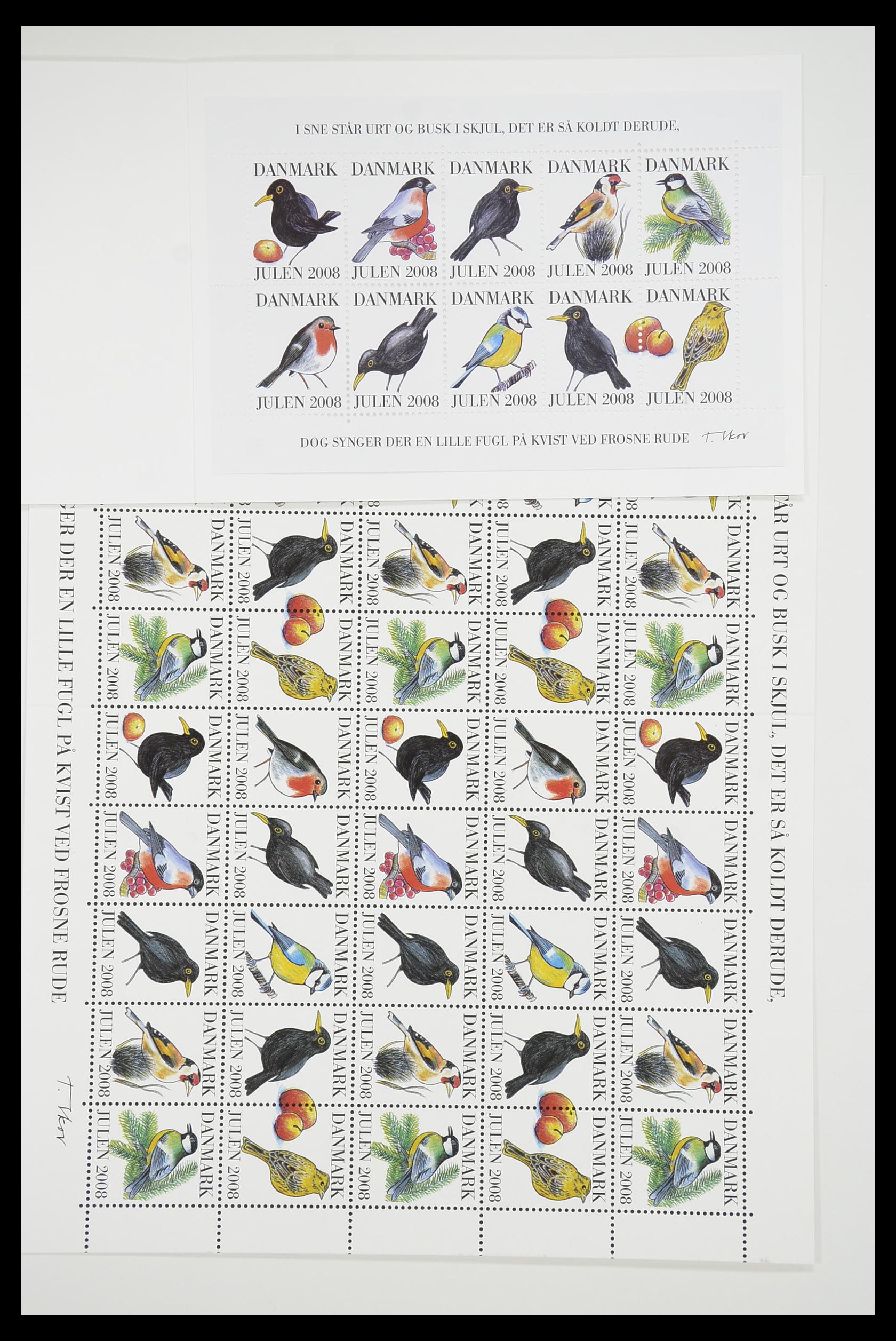 33575 455 - Stamp collection 33575 Denmark christmas seals 1904-2018!