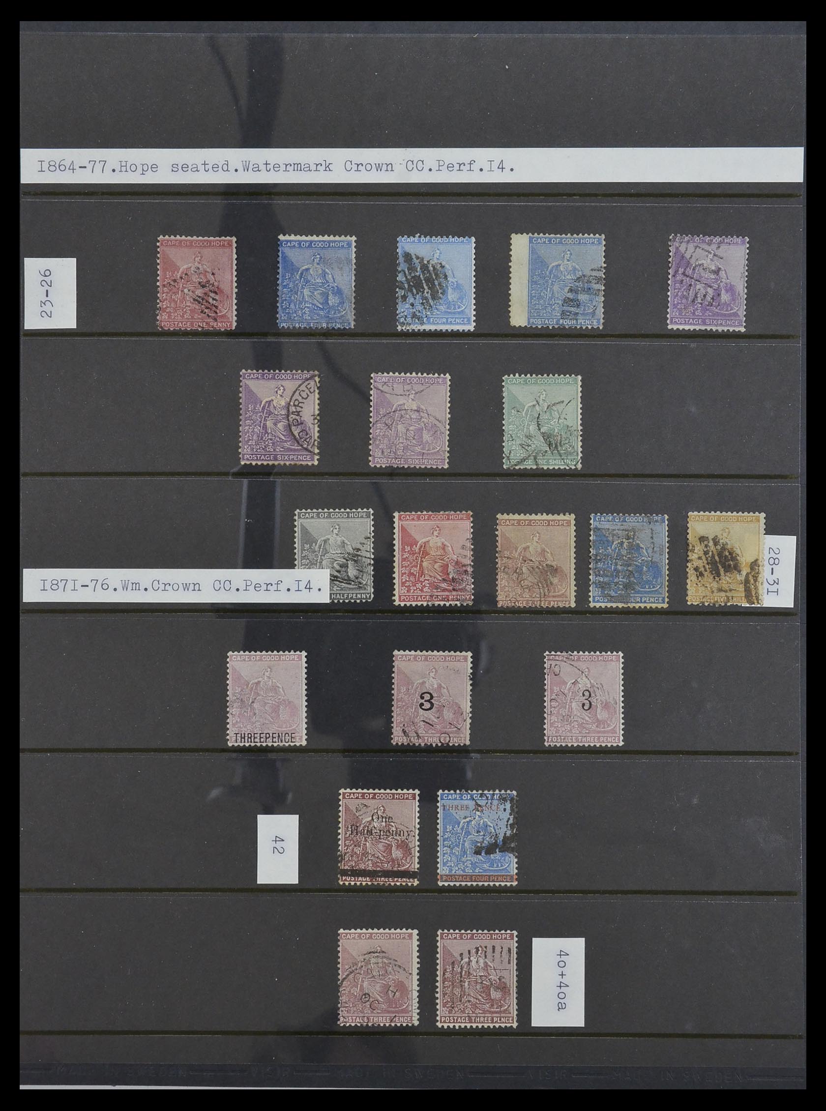 33576 003 - Postzegelverzameling 33576 Kaap de Goede Hoop.