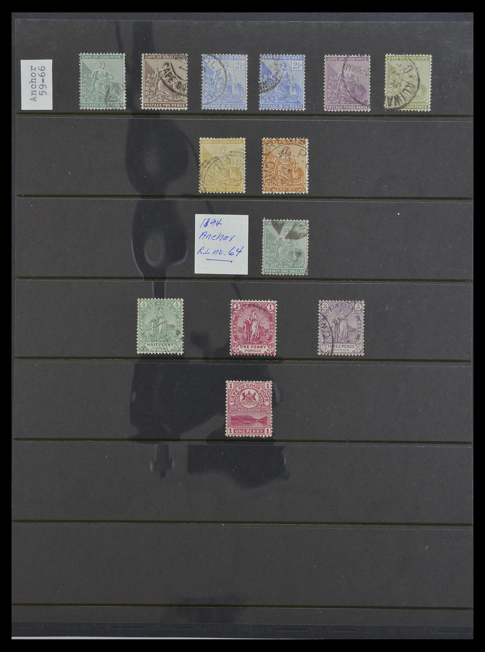 33576 005 - Postzegelverzameling 33576 Kaap de Goede Hoop.