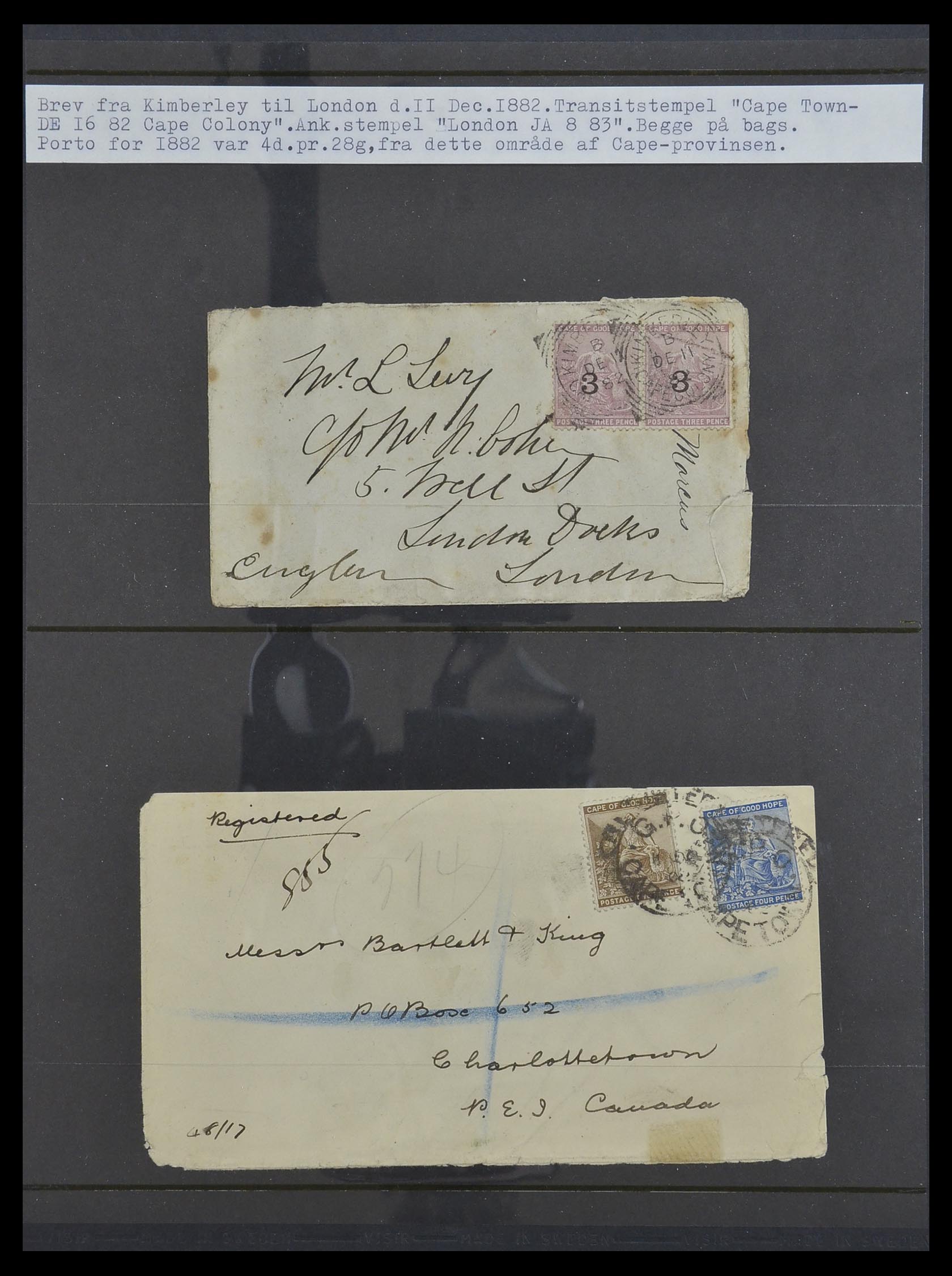 33576 008 - Postzegelverzameling 33576 Kaap de Goede Hoop.