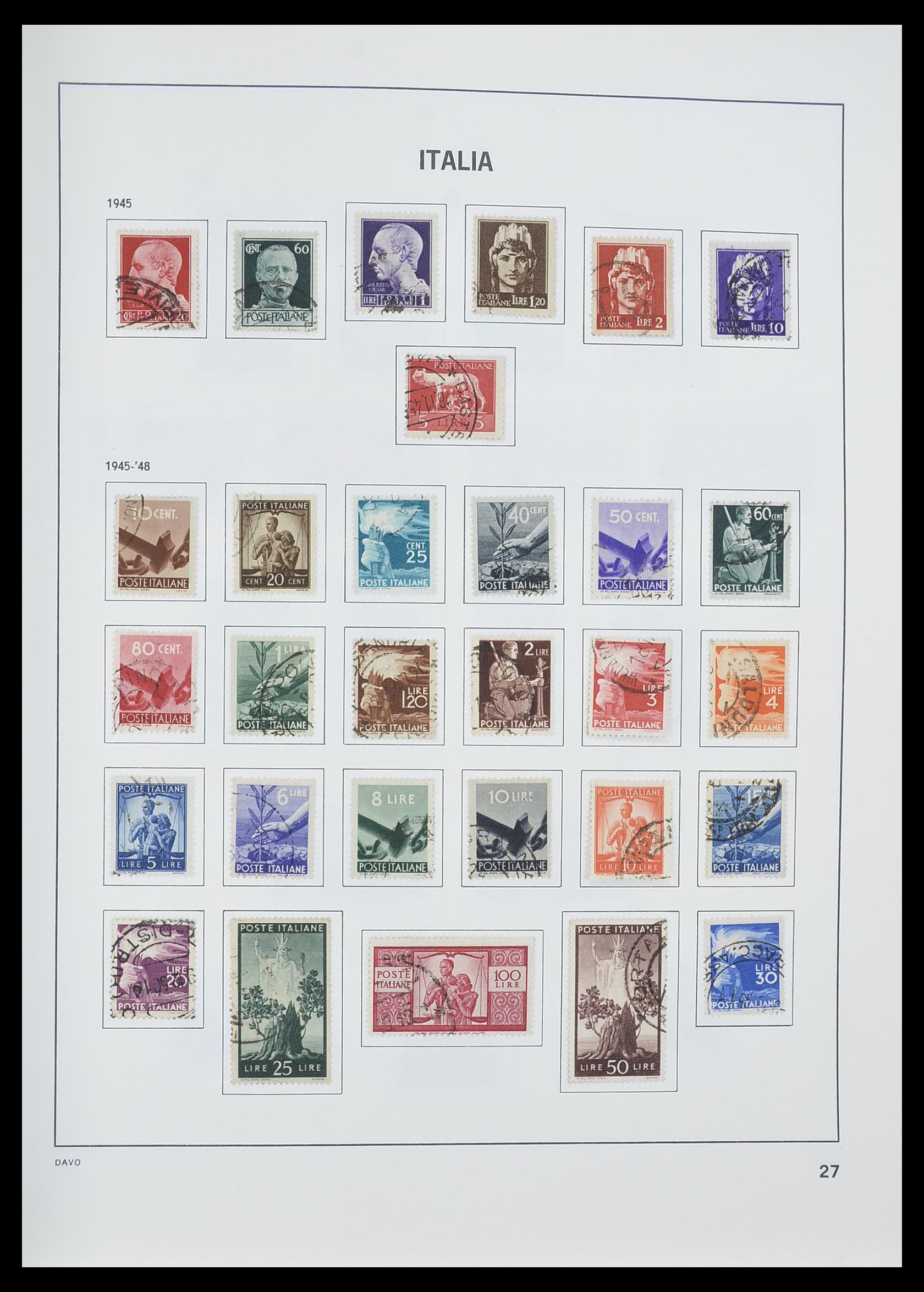 33580 030 - Stamp collection 33580 Italy supercollection 1861-1982.
