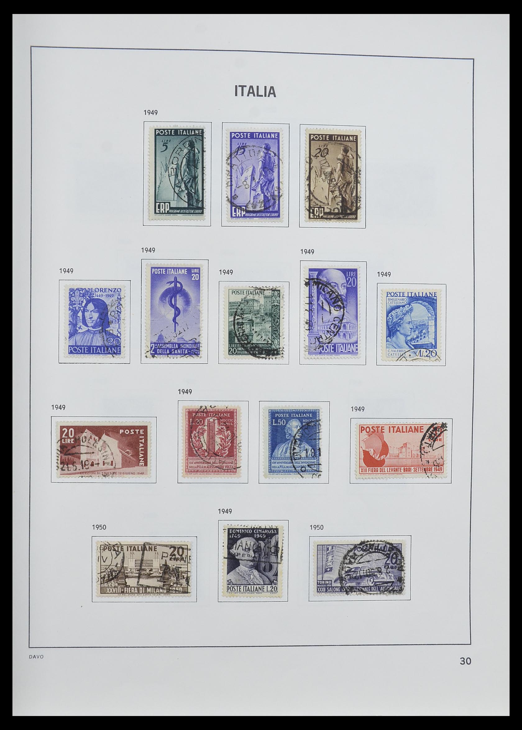 33580 033 - Stamp collection 33580 Italy supercollection 1861-1982.