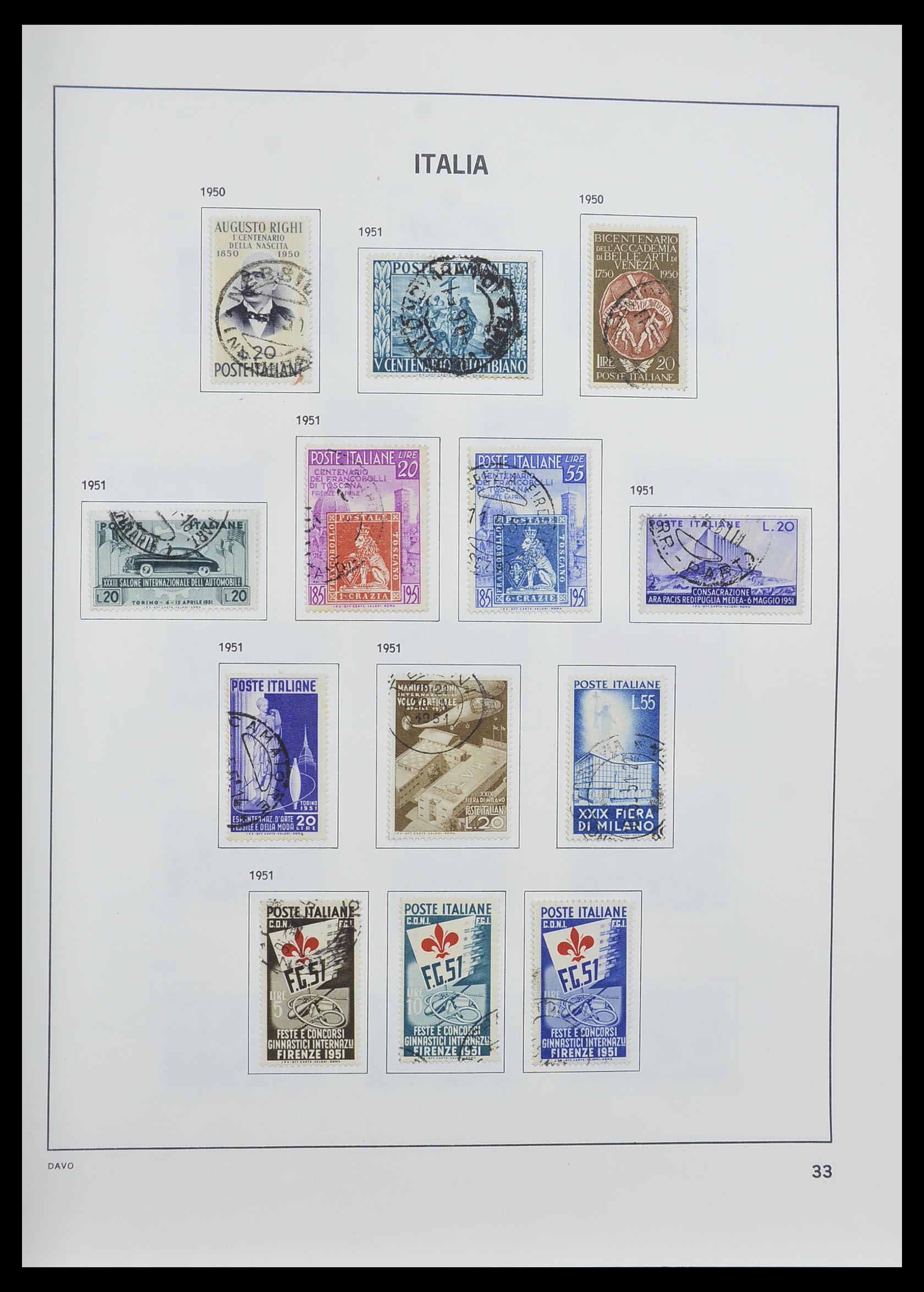 33580 036 - Stamp collection 33580 Italy supercollection 1861-1982.