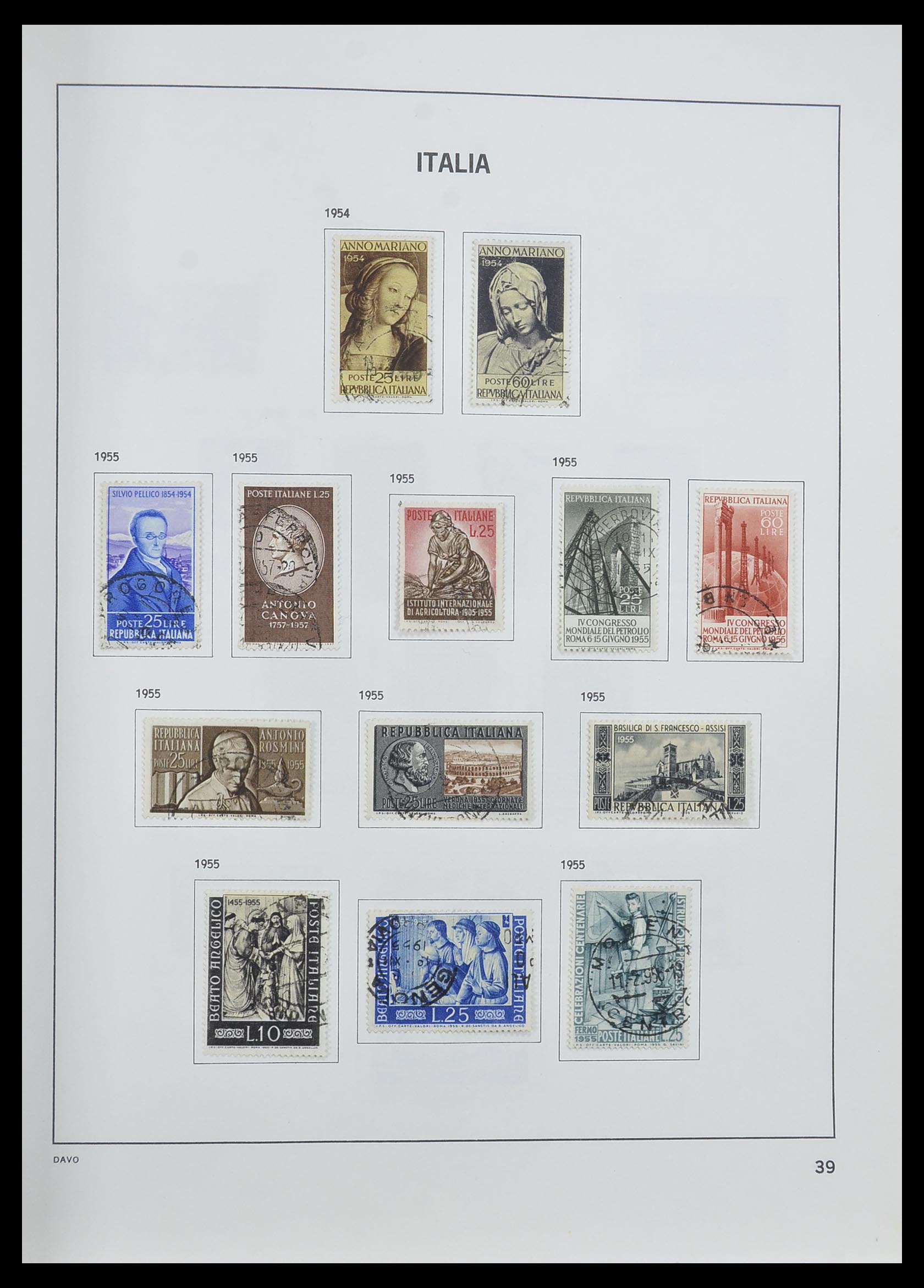 33580 042 - Stamp collection 33580 Italy supercollection 1861-1982.