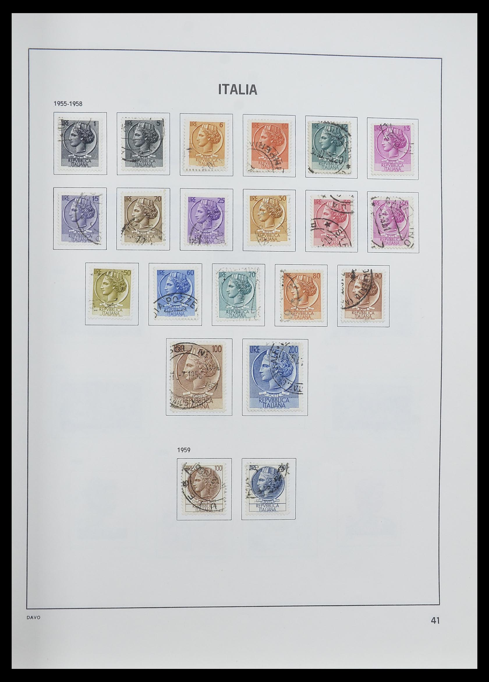 33580 044 - Stamp collection 33580 Italy supercollection 1861-1982.
