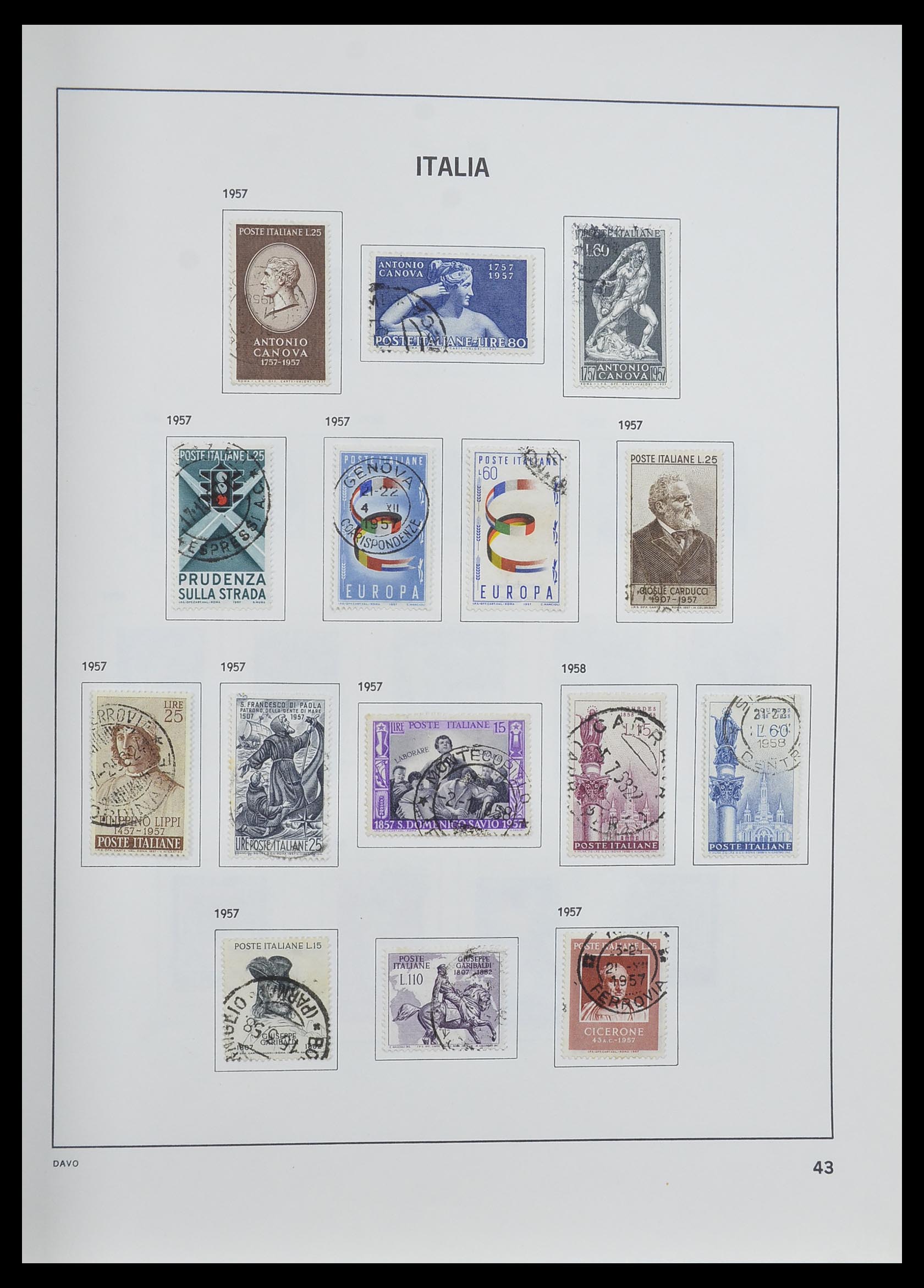 33580 046 - Stamp collection 33580 Italy supercollection 1861-1982.