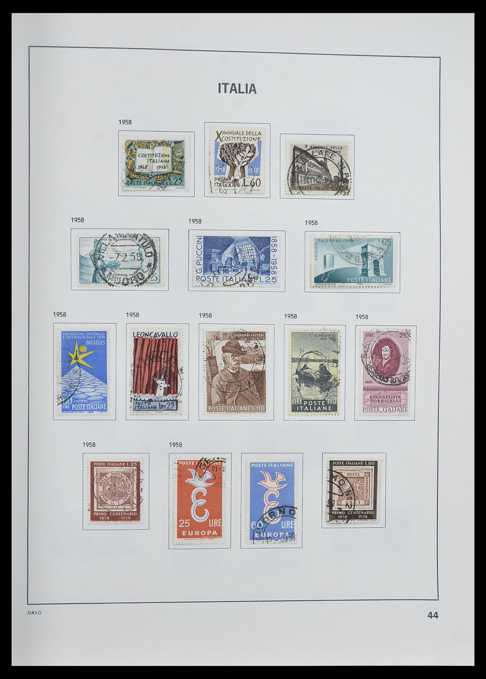33580 047 - Stamp collection 33580 Italy supercollection 1861-1982.
