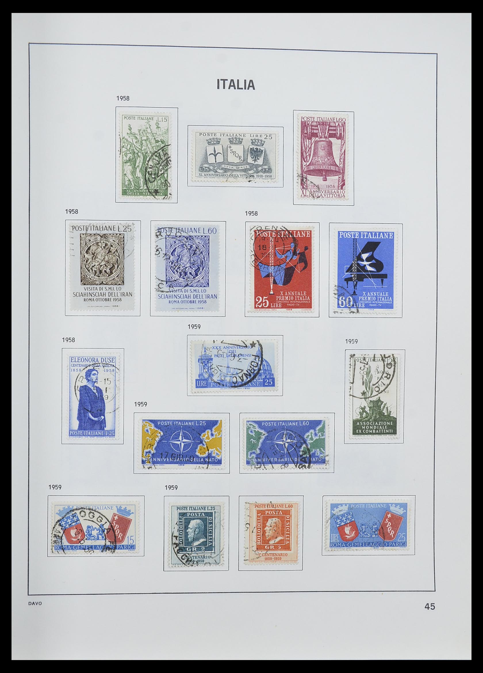 33580 048 - Stamp collection 33580 Italy supercollection 1861-1982.
