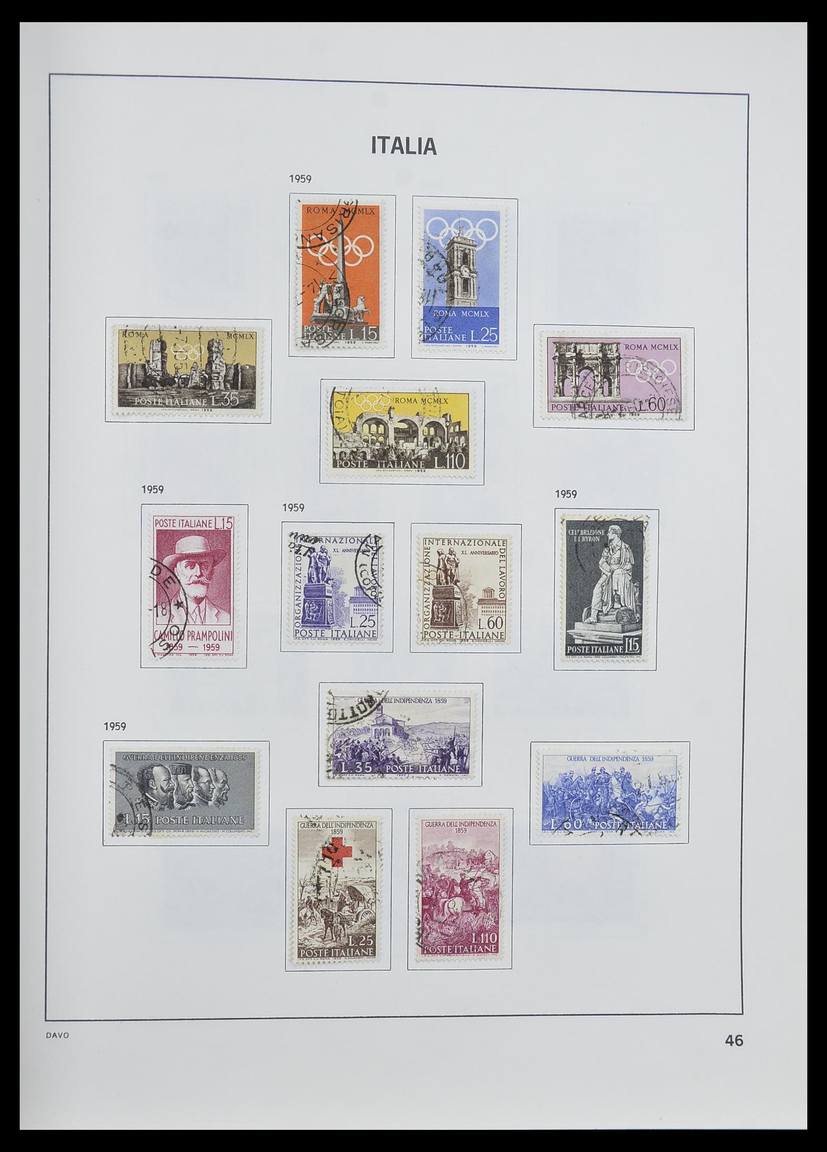 33580 049 - Stamp collection 33580 Italy supercollection 1861-1982.
