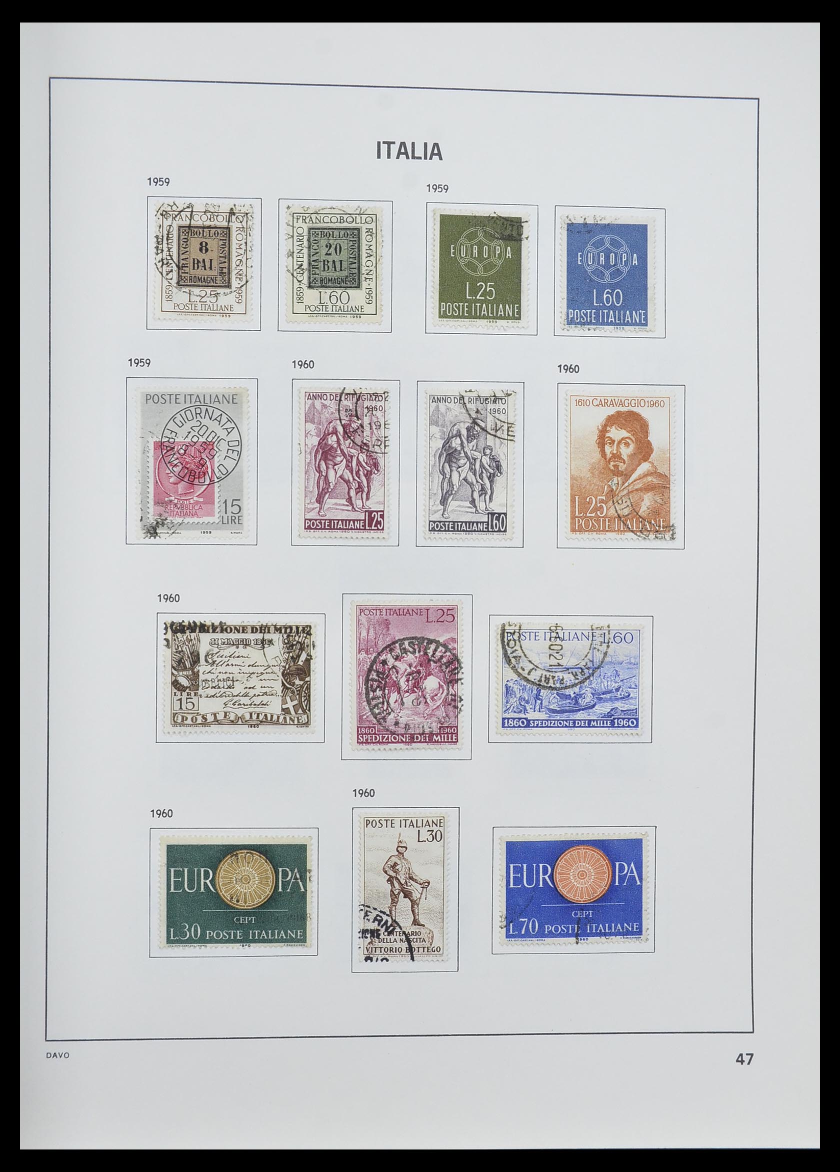 33580 050 - Stamp collection 33580 Italy supercollection 1861-1982.