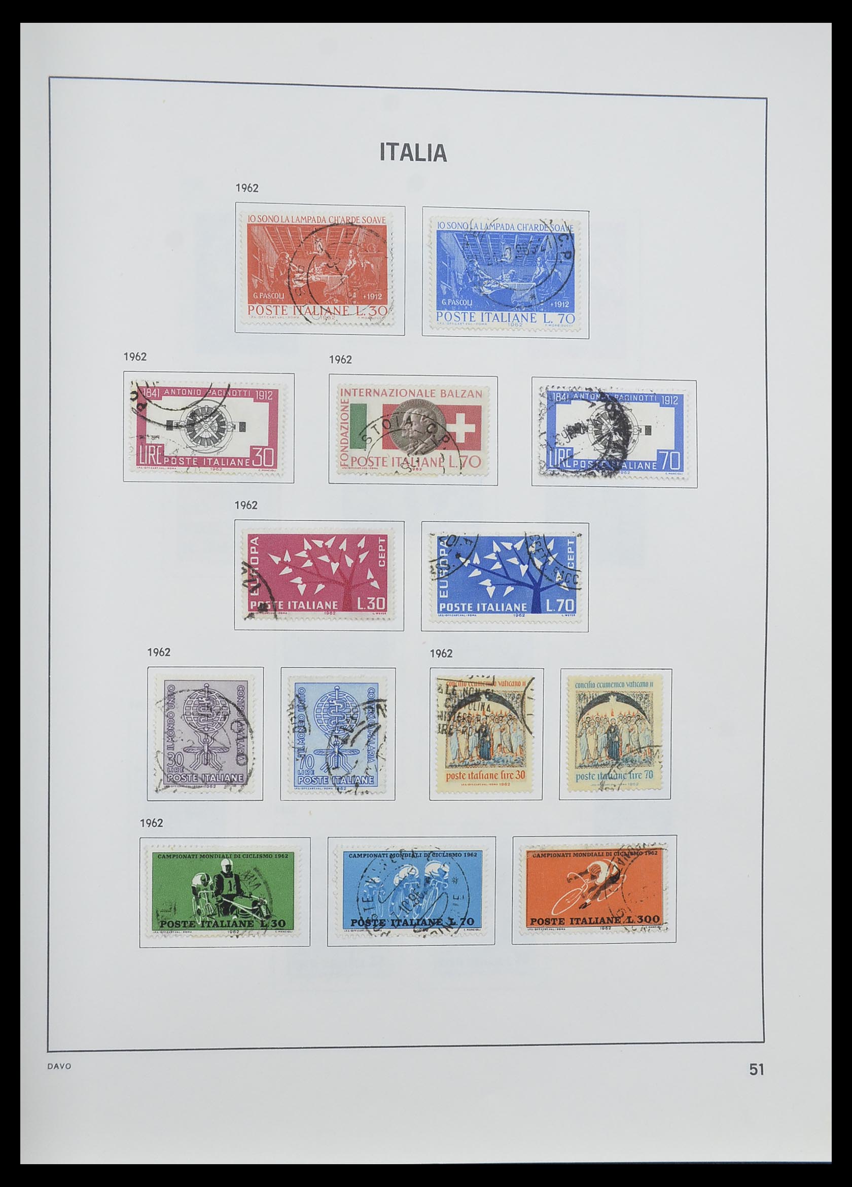 33580 053 - Stamp collection 33580 Italy supercollection 1861-1982.