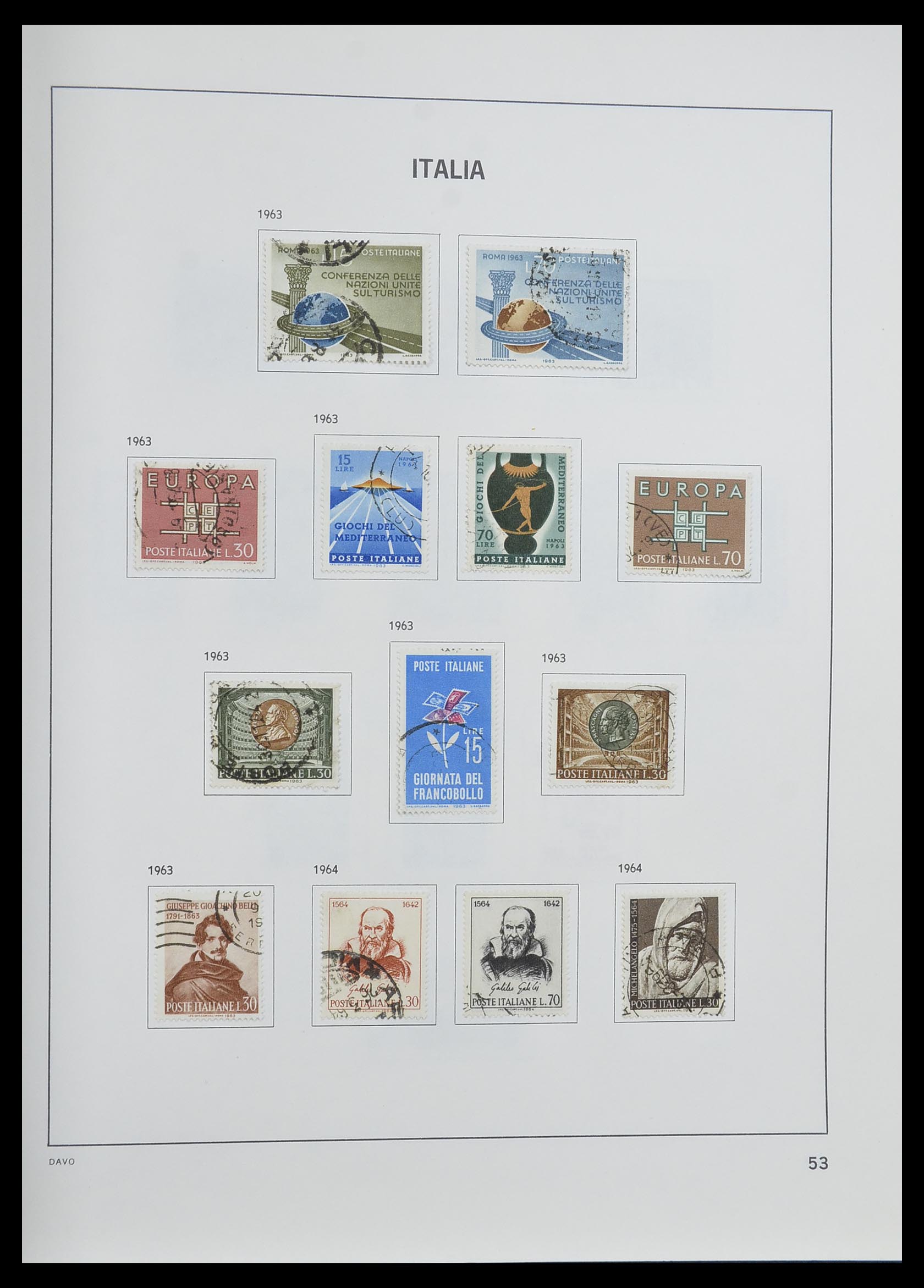 33580 055 - Stamp collection 33580 Italy supercollection 1861-1982.