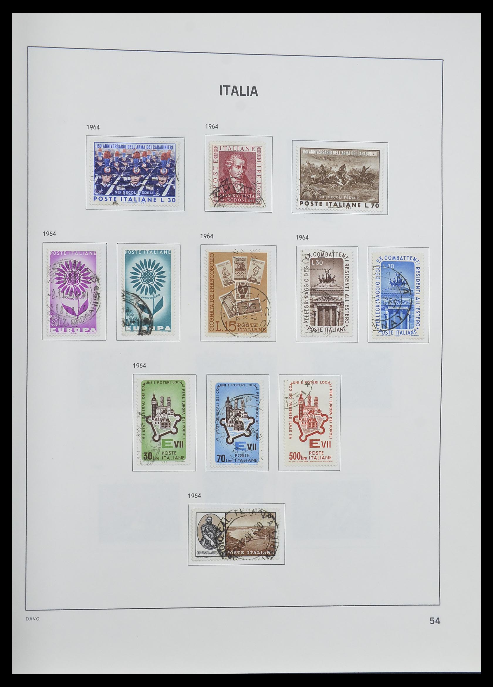 33580 056 - Stamp collection 33580 Italy supercollection 1861-1982.