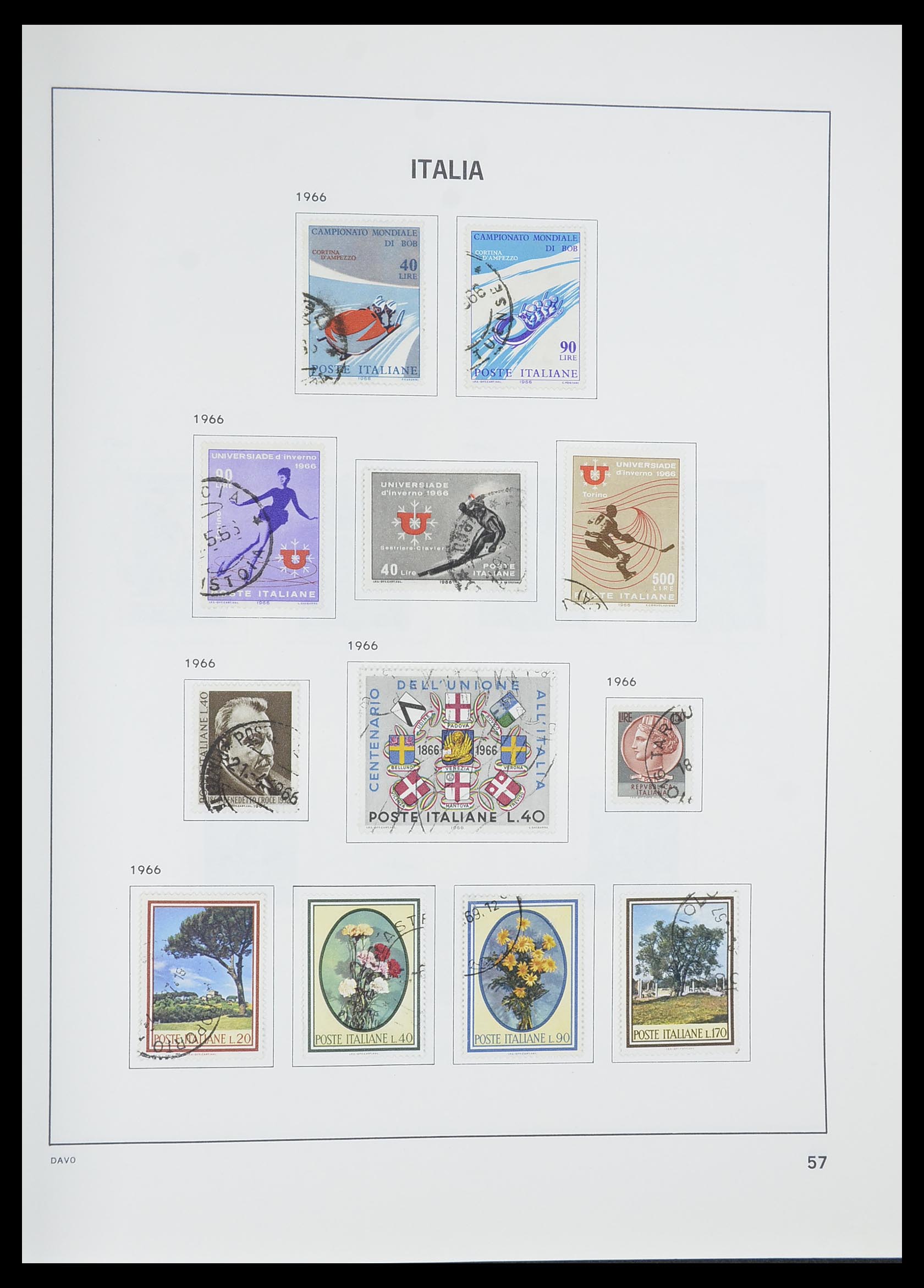 33580 059 - Stamp collection 33580 Italy supercollection 1861-1982.