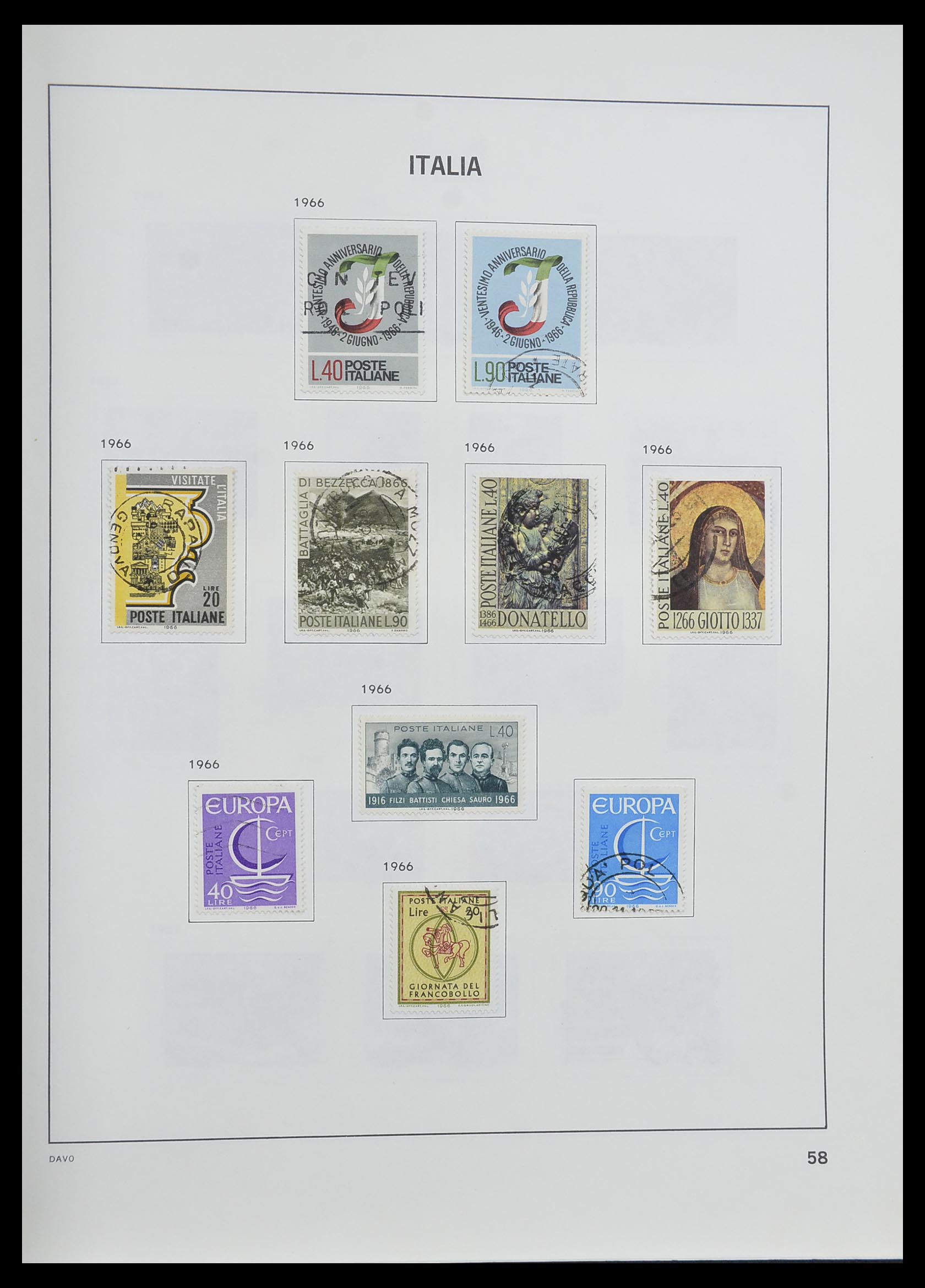 33580 060 - Stamp collection 33580 Italy supercollection 1861-1982.