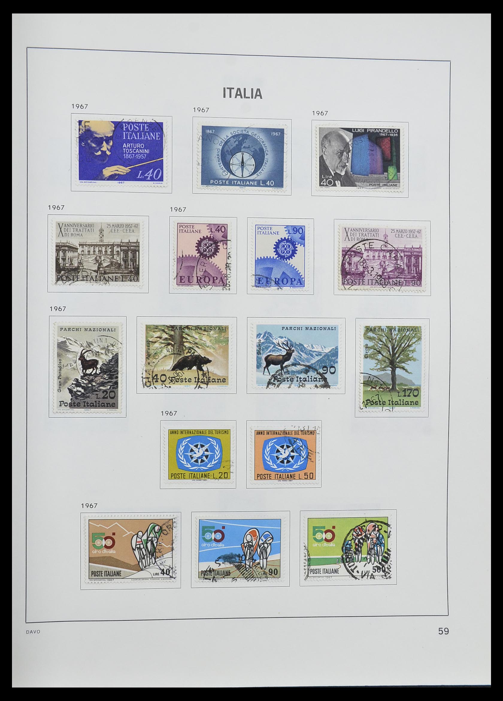 33580 061 - Stamp collection 33580 Italy supercollection 1861-1982.
