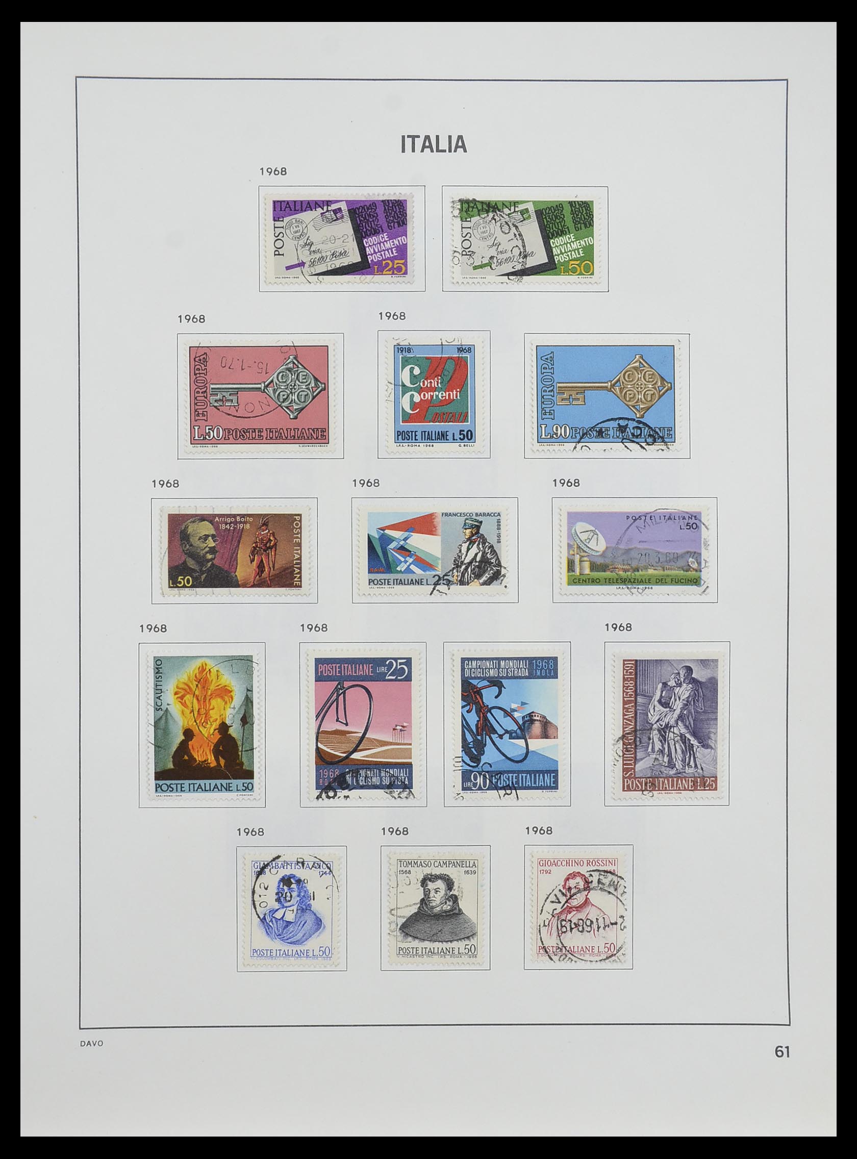 33580 063 - Stamp collection 33580 Italy supercollection 1861-1982.