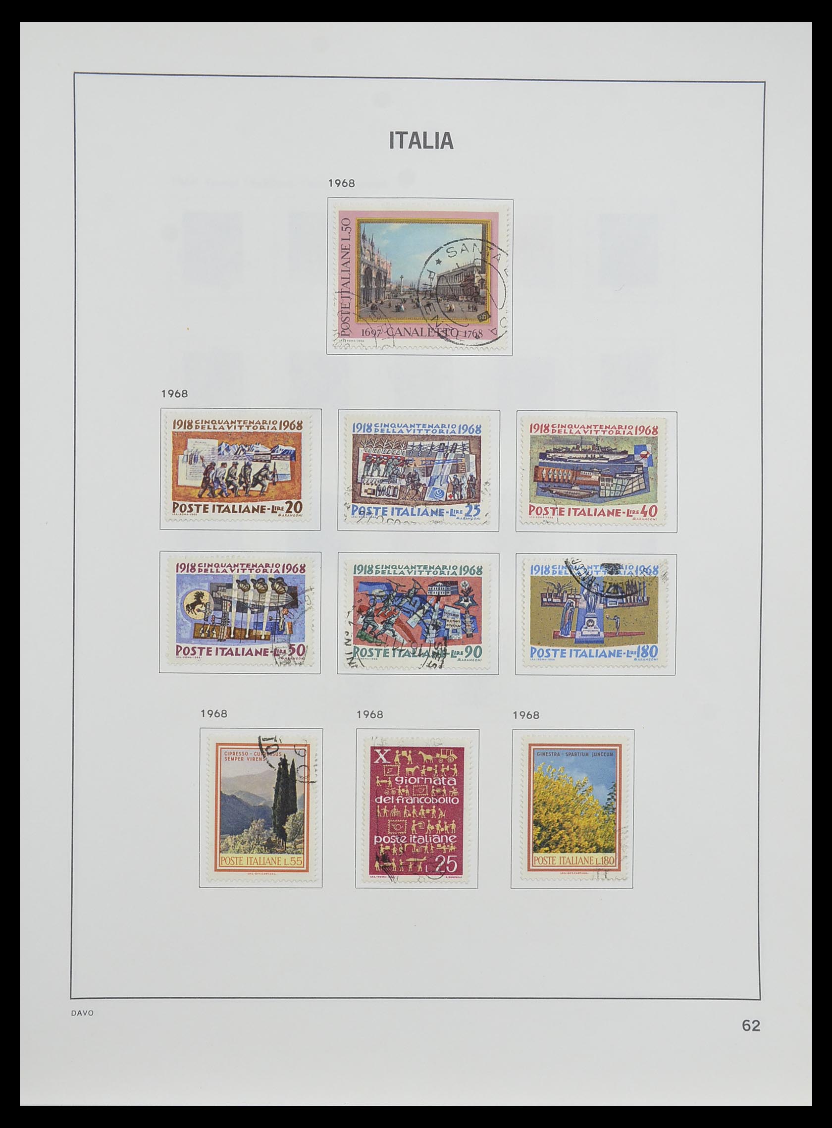 33580 064 - Stamp collection 33580 Italy supercollection 1861-1982.