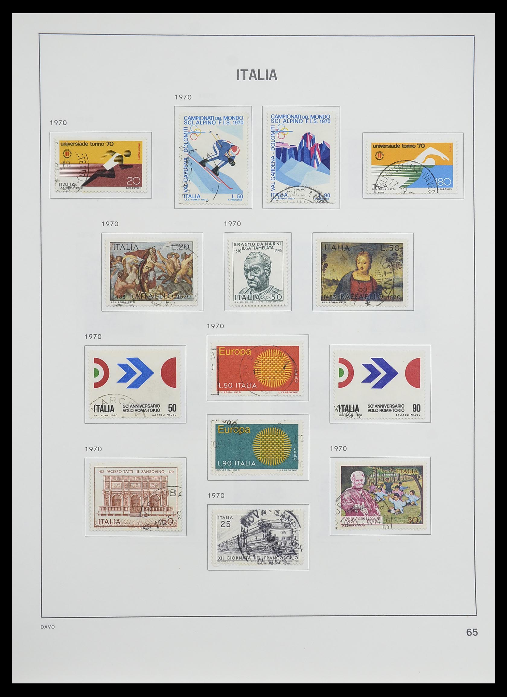 33580 066 - Stamp collection 33580 Italy supercollection 1861-1982.