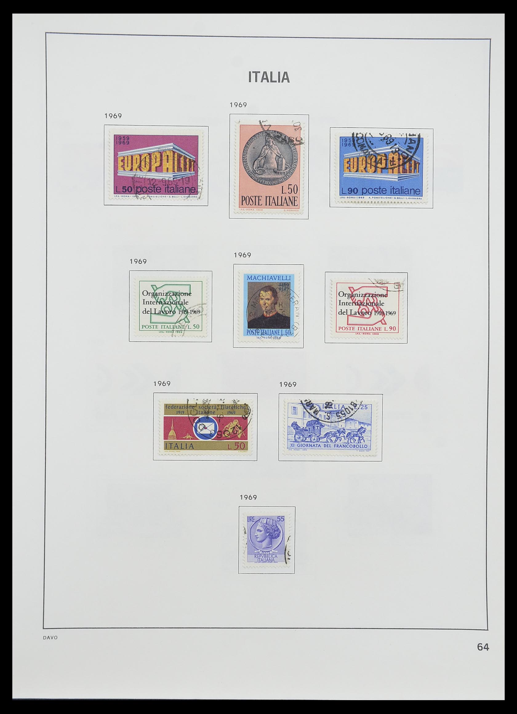 33580 067 - Stamp collection 33580 Italy supercollection 1861-1982.