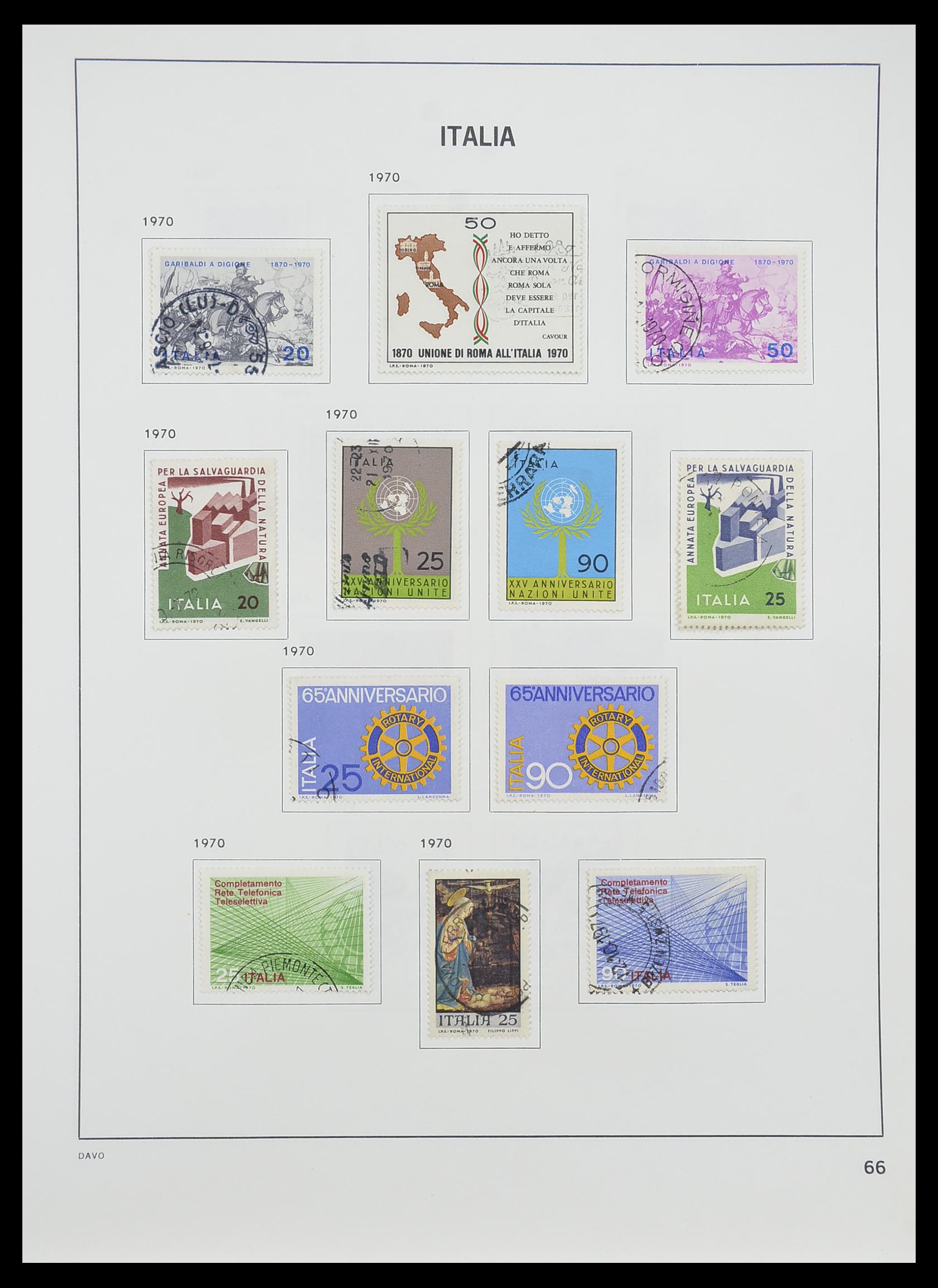 33580 068 - Stamp collection 33580 Italy supercollection 1861-1982.