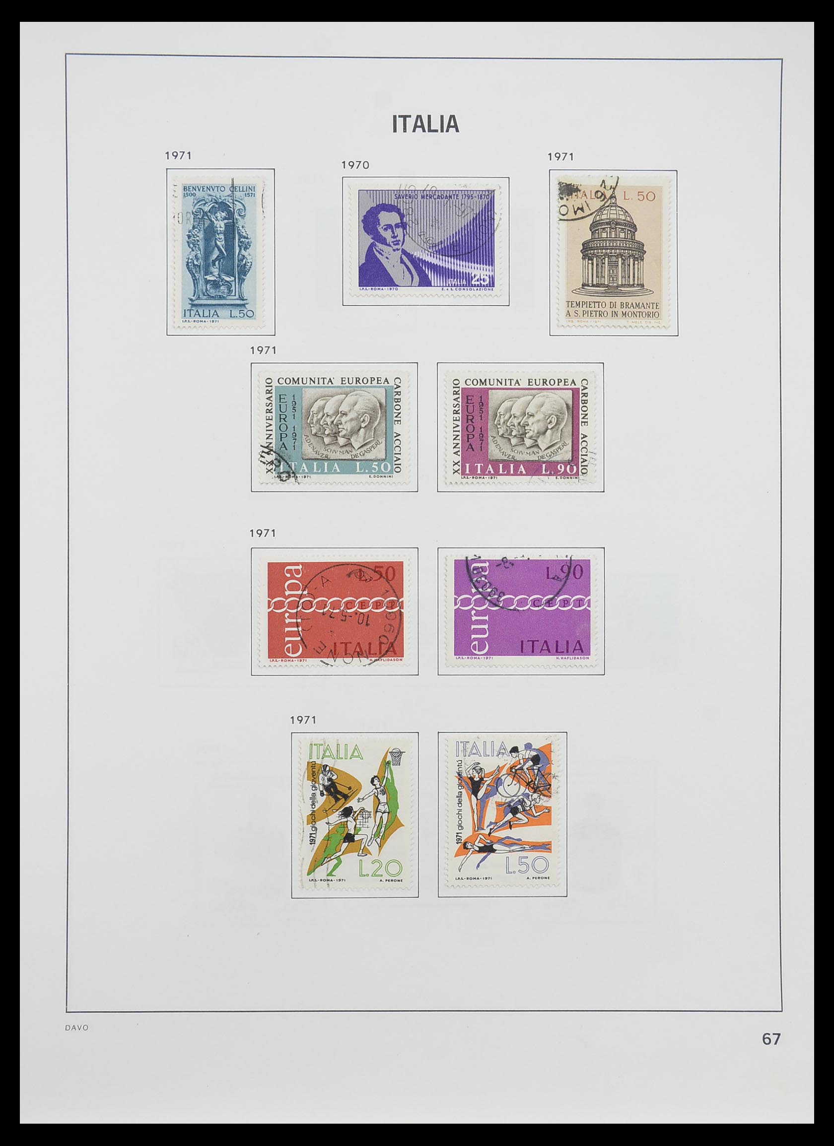 33580 069 - Stamp collection 33580 Italy supercollection 1861-1982.