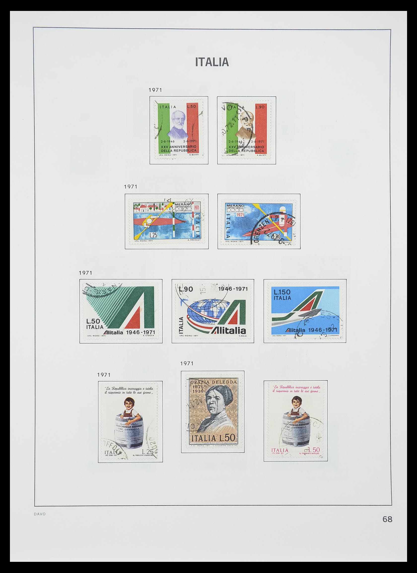 33580 070 - Stamp collection 33580 Italy supercollection 1861-1982.