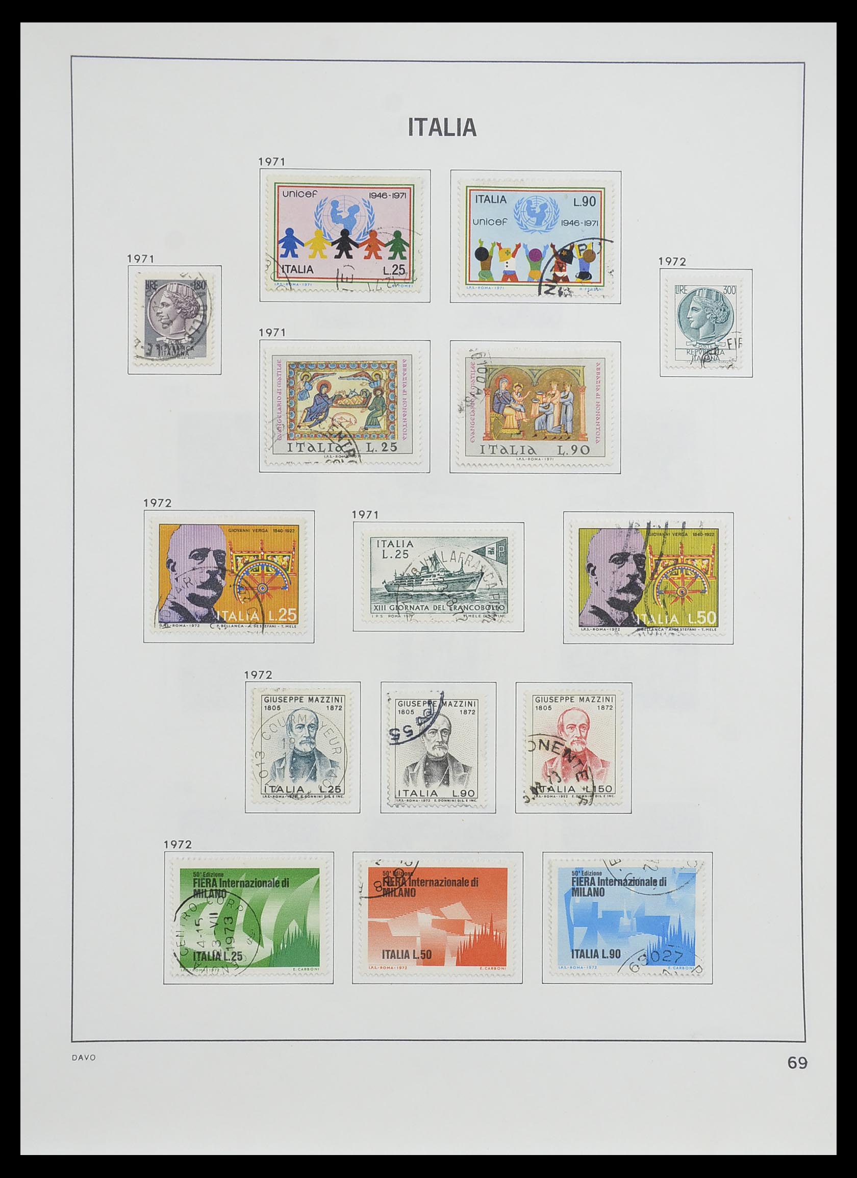 33580 071 - Stamp collection 33580 Italy supercollection 1861-1982.