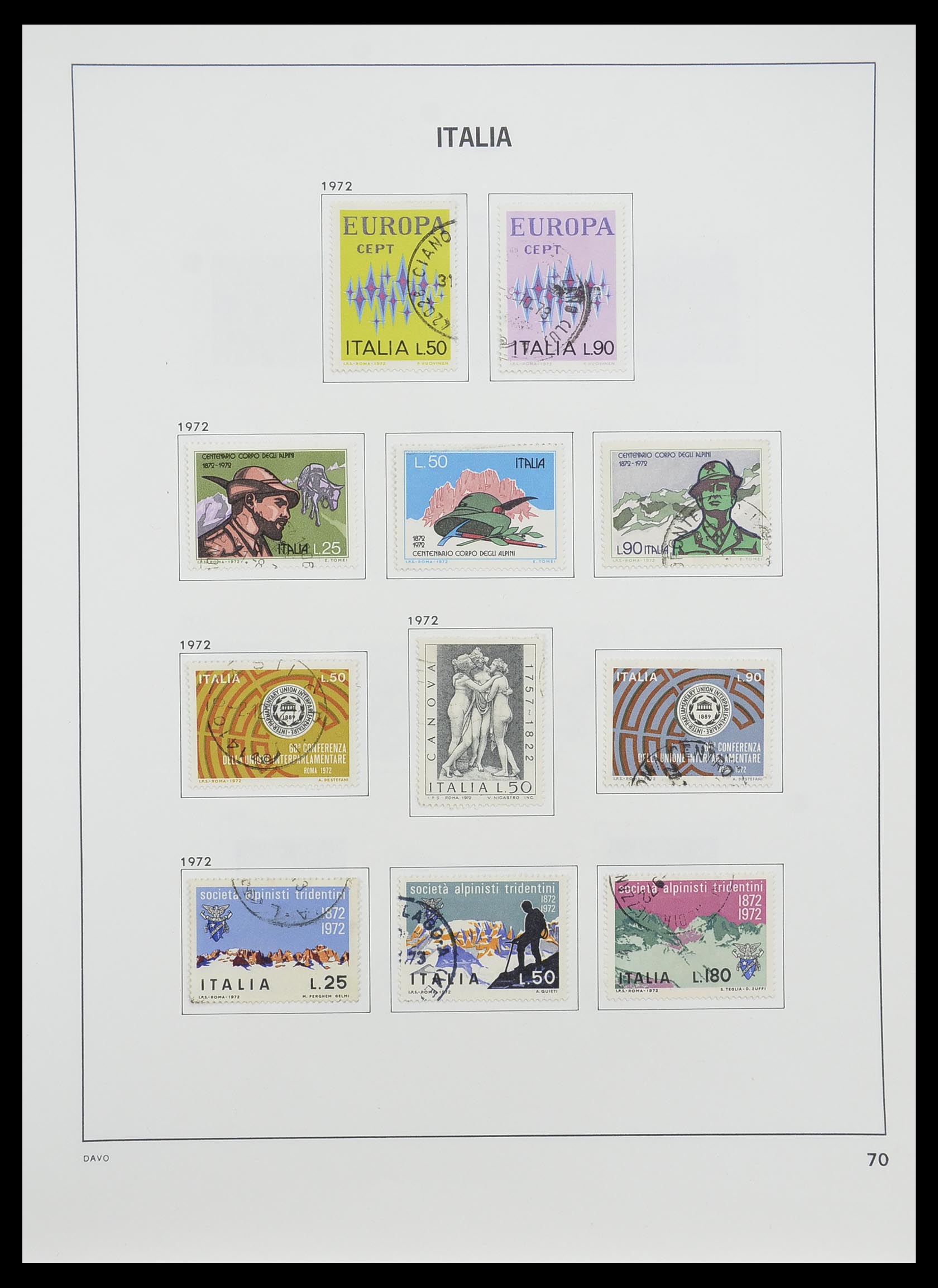 33580 072 - Stamp collection 33580 Italy supercollection 1861-1982.