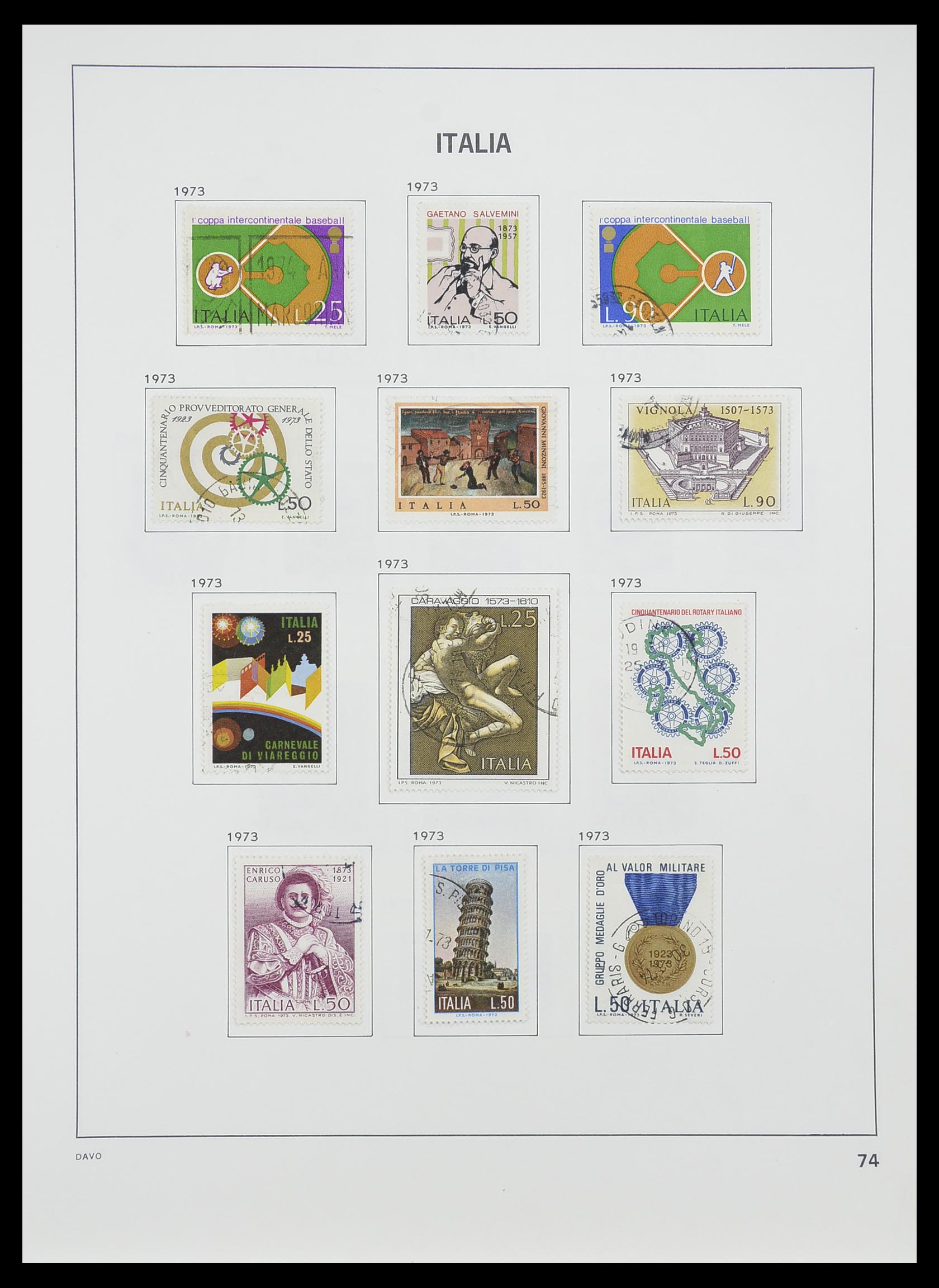 33580 076 - Stamp collection 33580 Italy supercollection 1861-1982.
