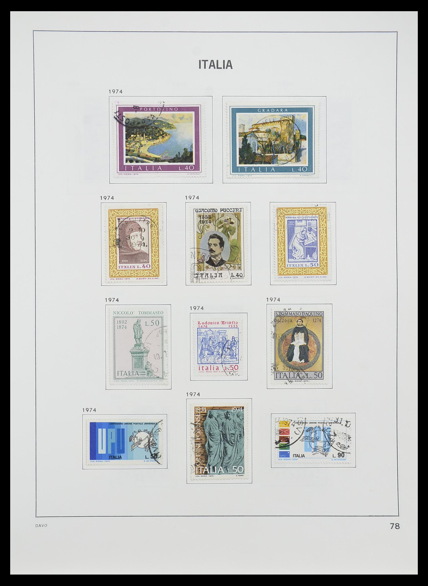 33580 080 - Stamp collection 33580 Italy supercollection 1861-1982.