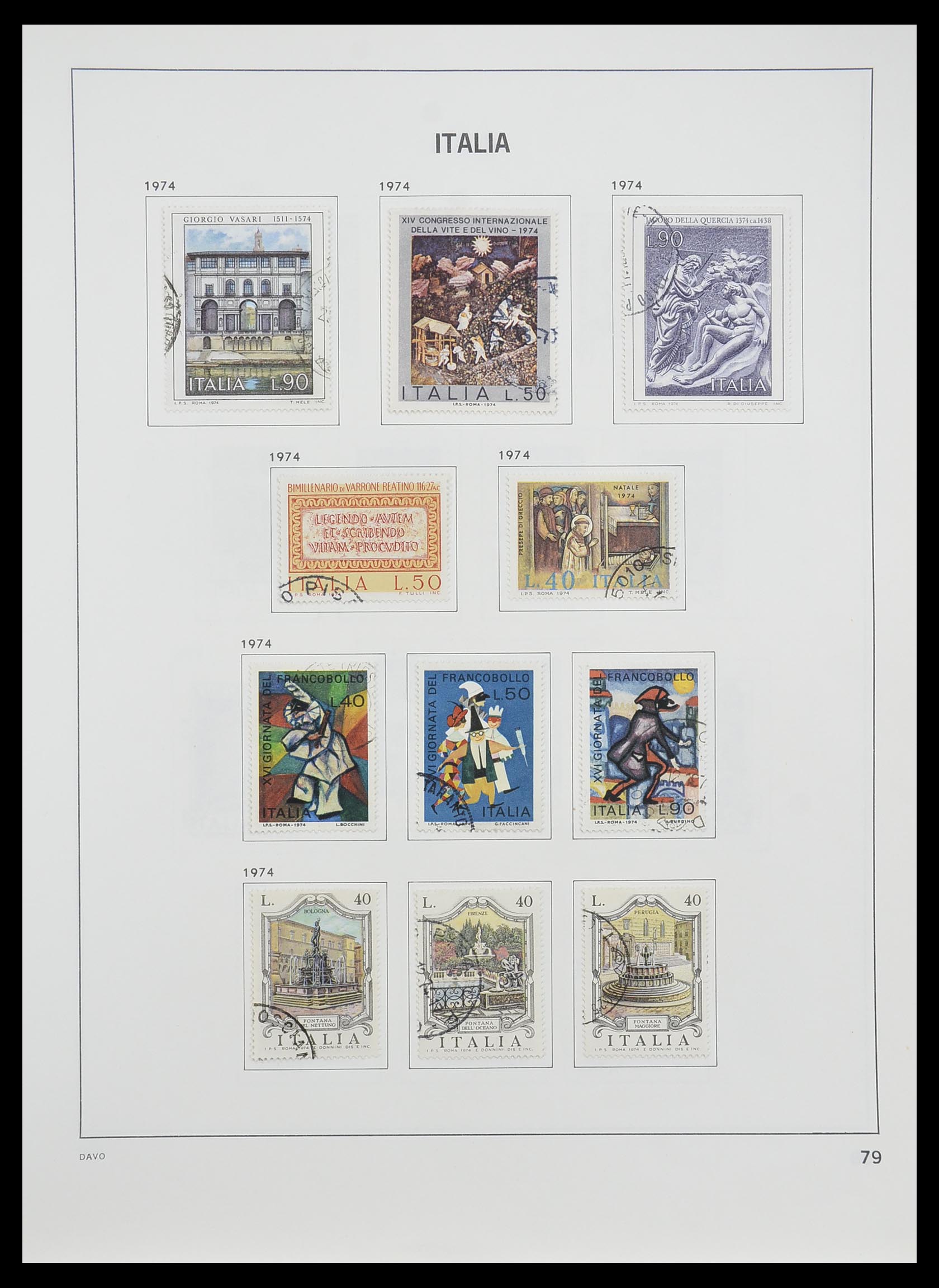 33580 081 - Stamp collection 33580 Italy supercollection 1861-1982.