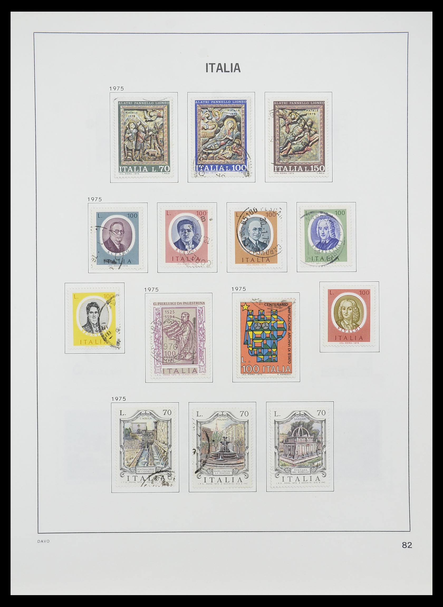 33580 084 - Stamp collection 33580 Italy supercollection 1861-1982.