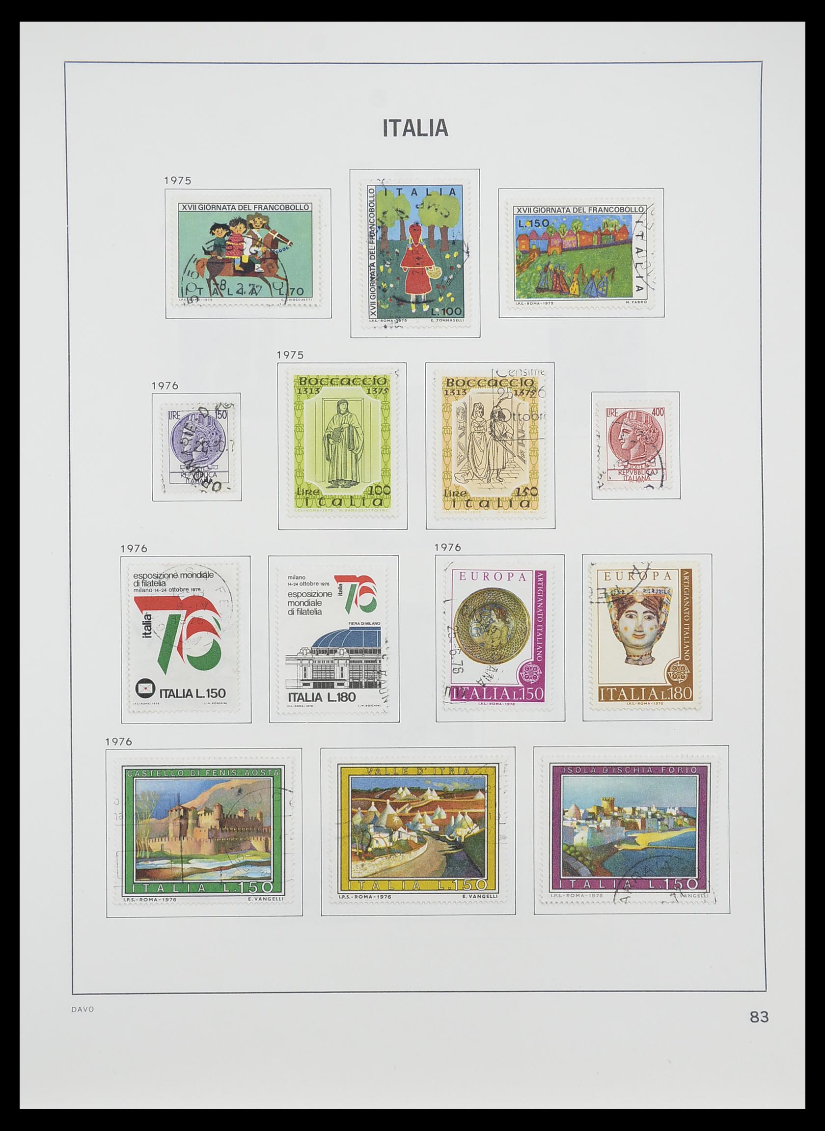 33580 085 - Stamp collection 33580 Italy supercollection 1861-1982.