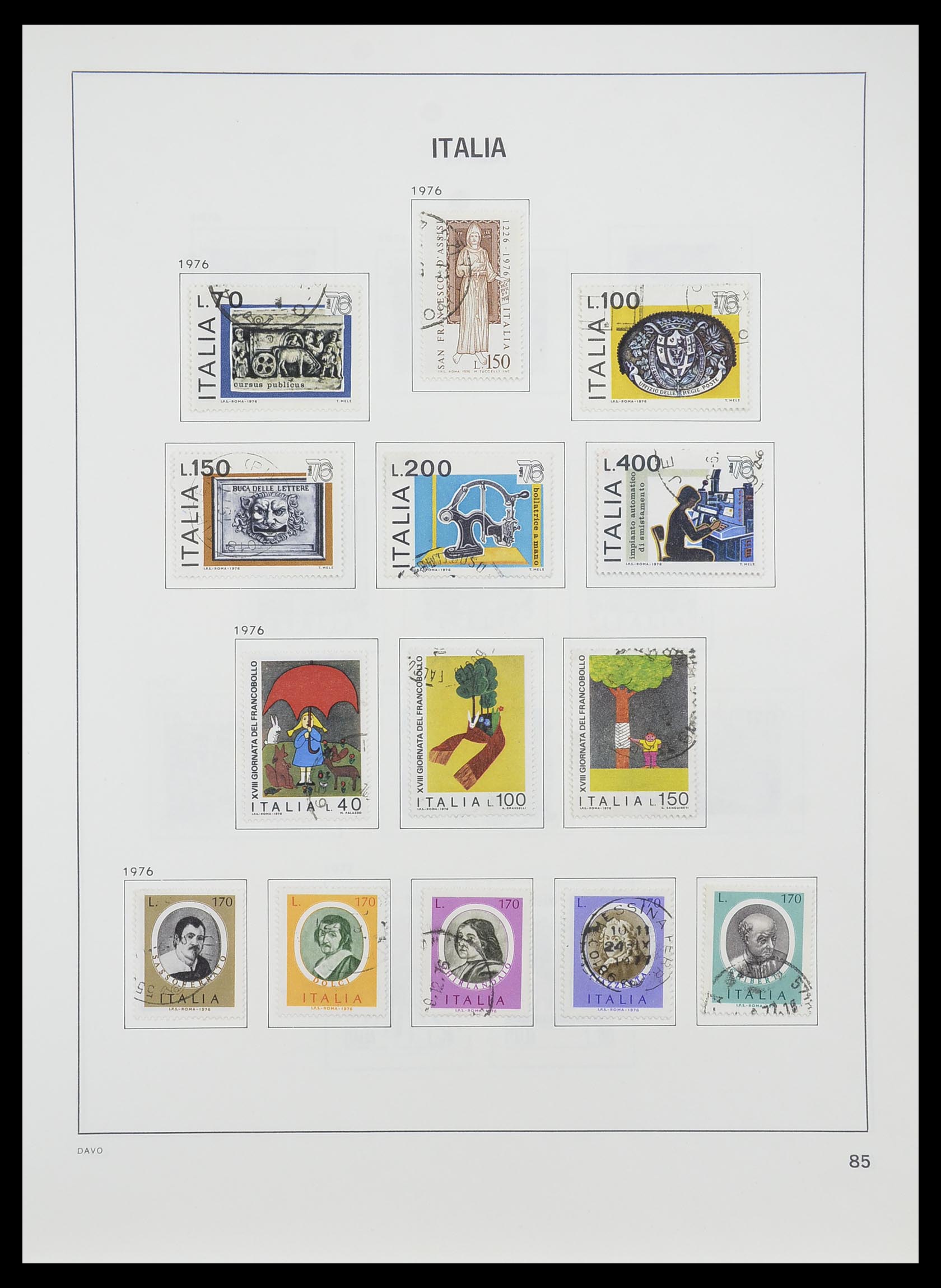 33580 087 - Stamp collection 33580 Italy supercollection 1861-1982.